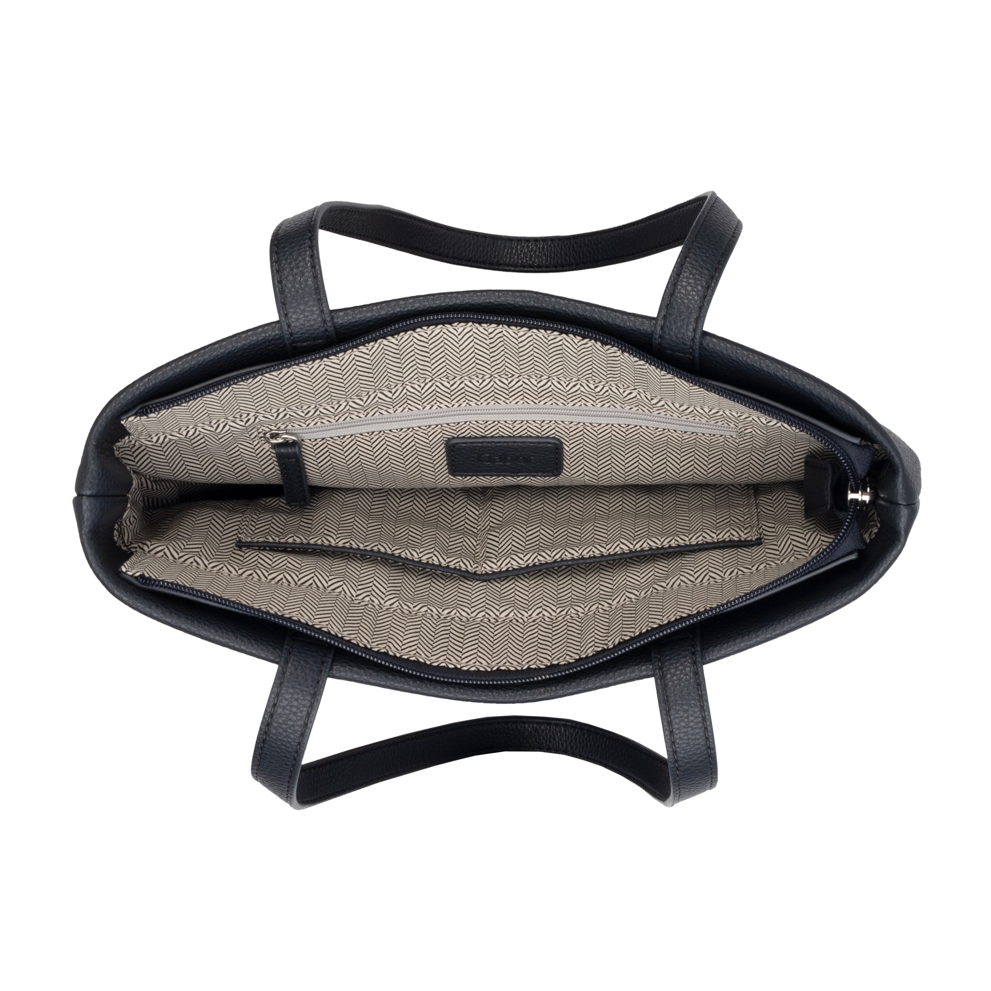 Gabor Shopper »Lenea« aus recyceltem Polyurethan mit dekorativen Ziernähten