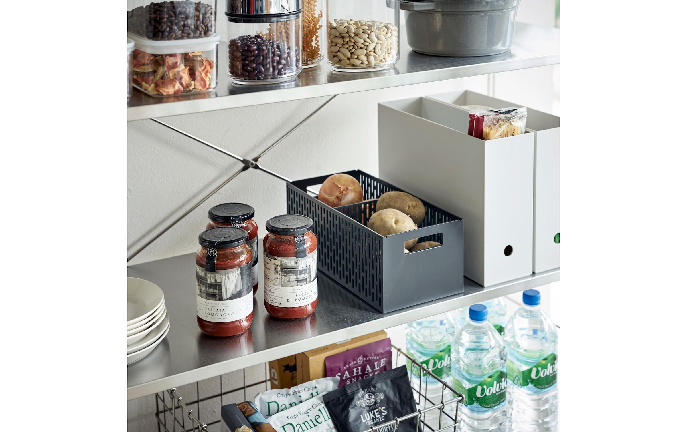 Yamazaki Panier de rangement »Tower 15,3 x 32 x 12,2 cm«