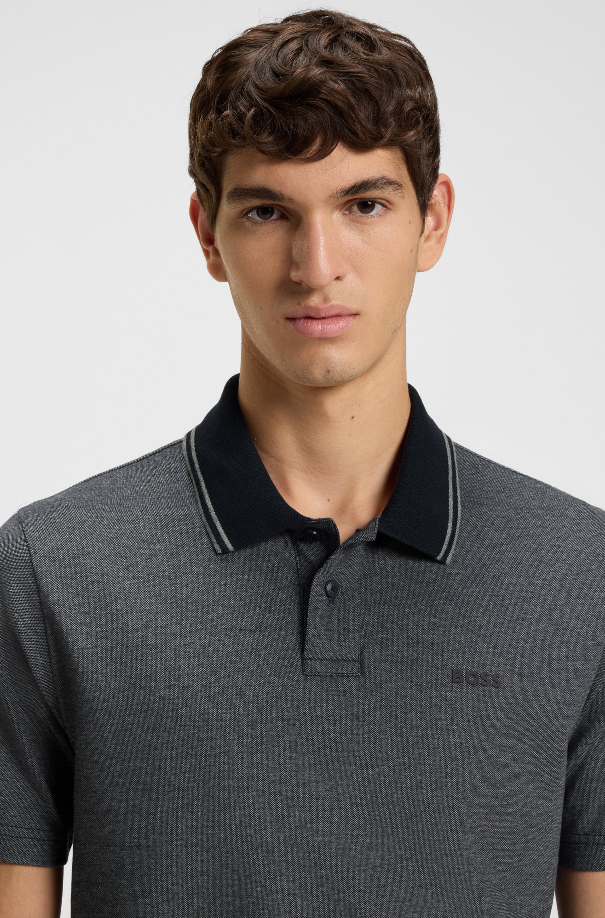 BOSS ORANGE Poloshirt »PeoxfordNew« mit Polokragen