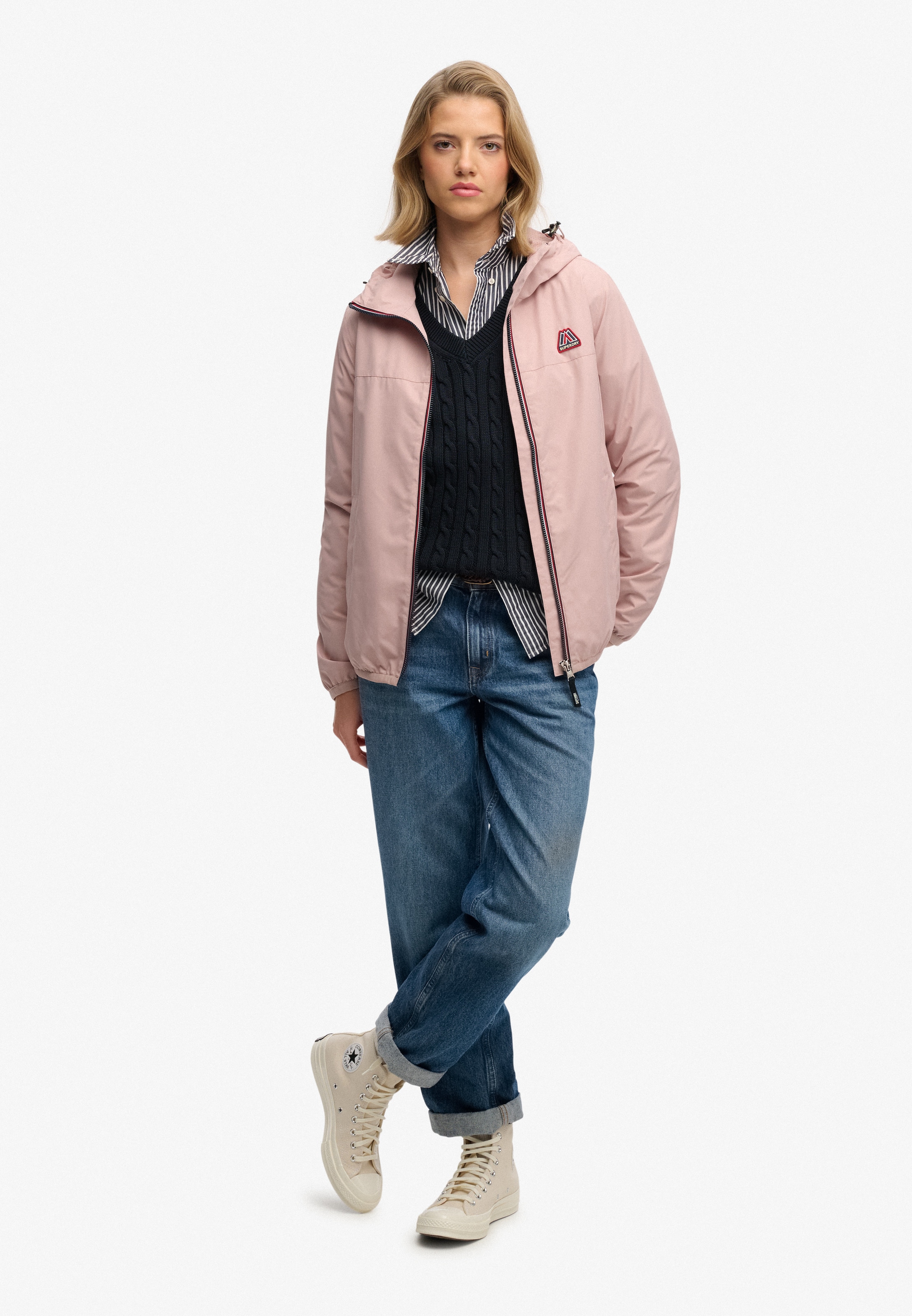 Superdry Outdoorjacke »ESSENTIAL TRI WINDBREAKER JKT« mit Kapuze