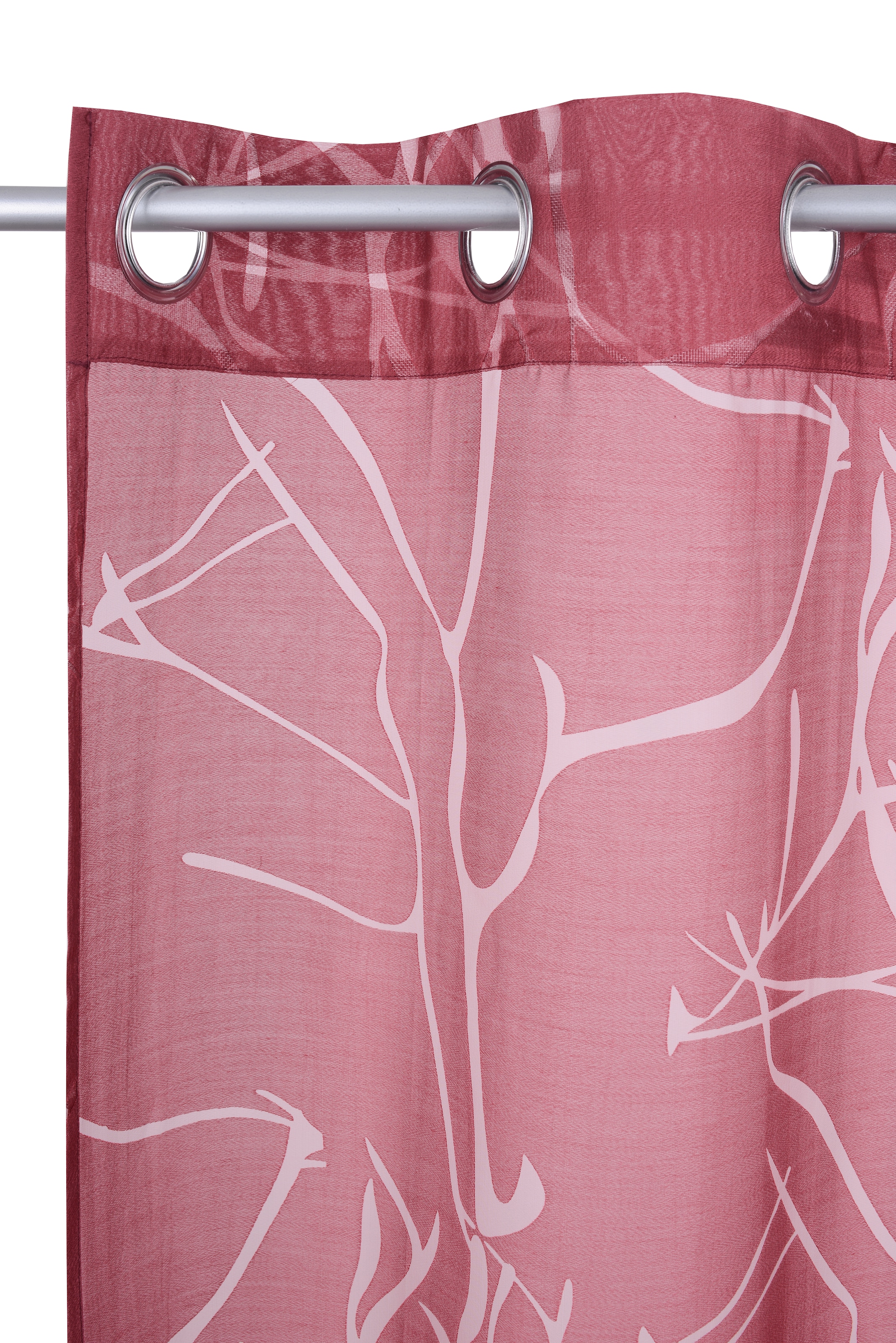 my home Gardine »Anna« Ösen 1 Stk. tlg. Bestseller, Äste-Motiv, Viskose, Polyester