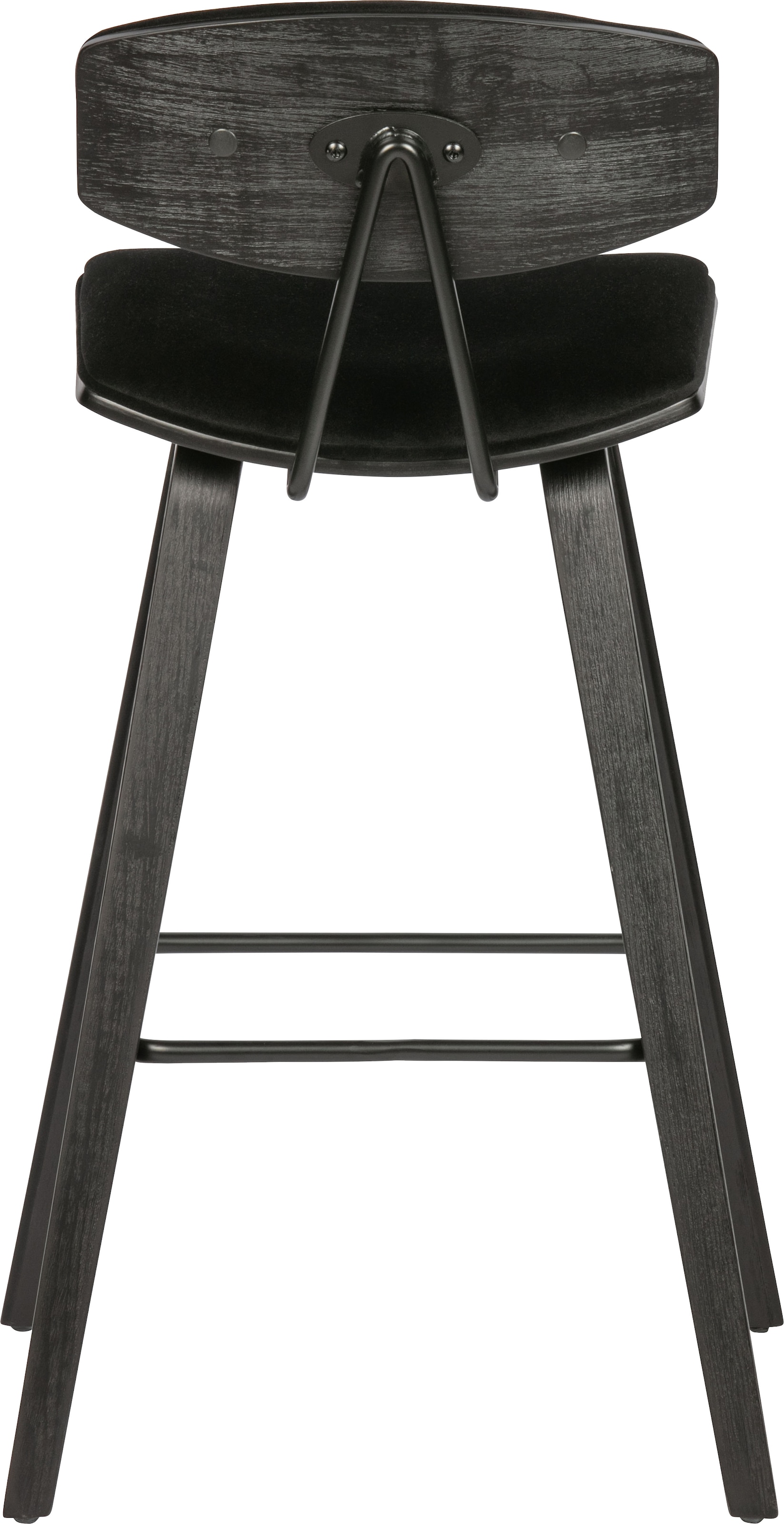 WOOOD Tabouret de bar »Senn« 2 cuis tlg. Assise en velours, H 94 cm x L 41 cm