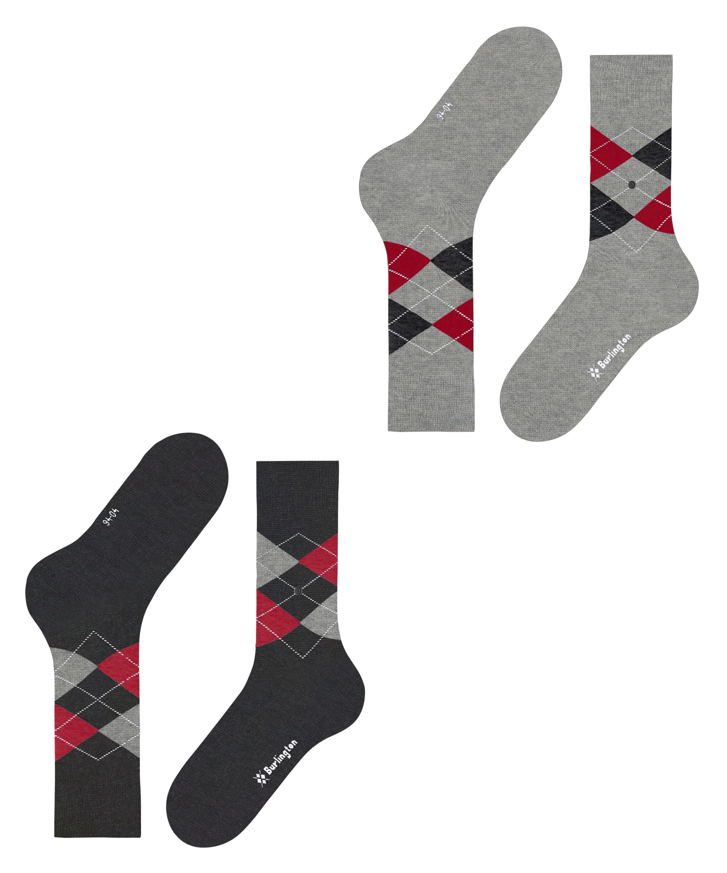 Burlington Chaussettes »Everyday Argyle« 3er Pack,  atmungsaktiv