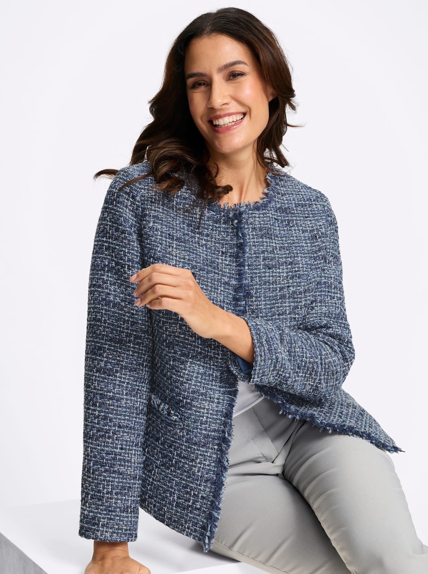 Lady Veste blazer »Bouclé-Blazer«
