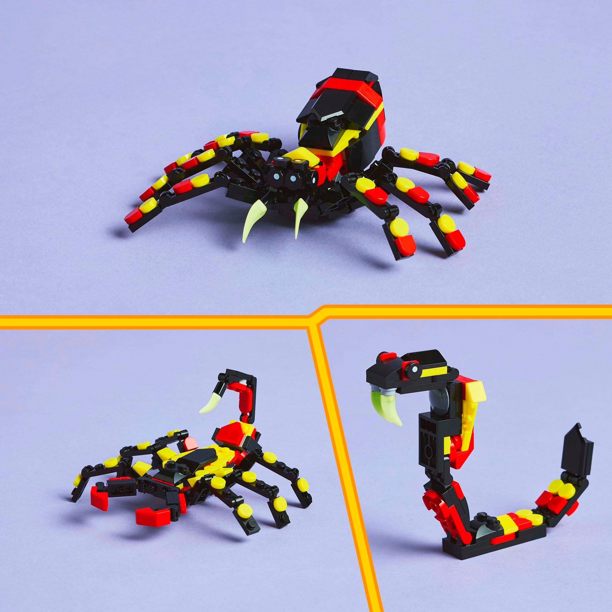 LEGO® Pions de construction »Wilde Tiere: Überraschungsspinne (31159), LEGO Creator« Made in Europe