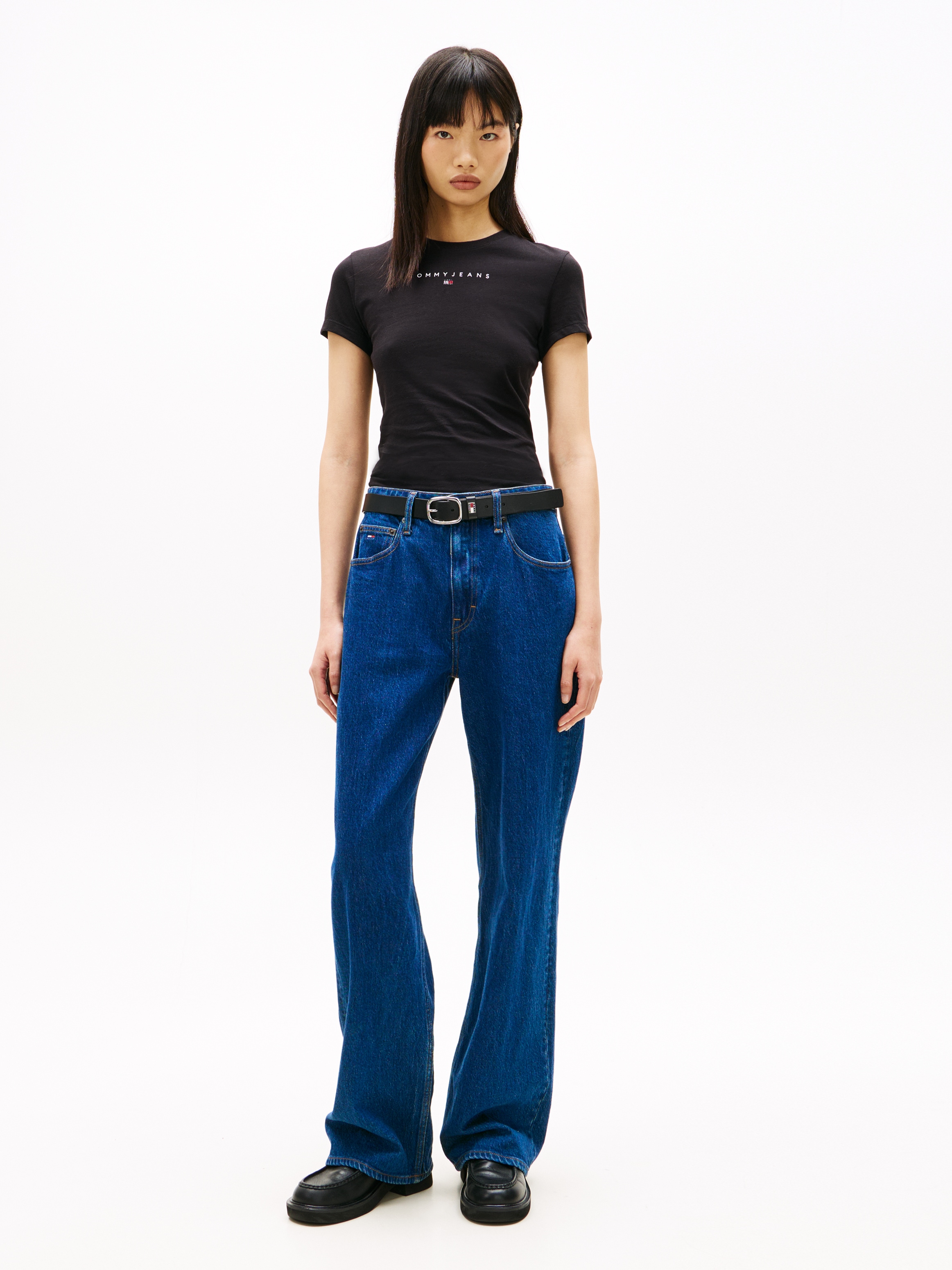 Tommy Jeans T-shirt à manches courtes »TJW SLIM BLING LINEAR TEE EXT«