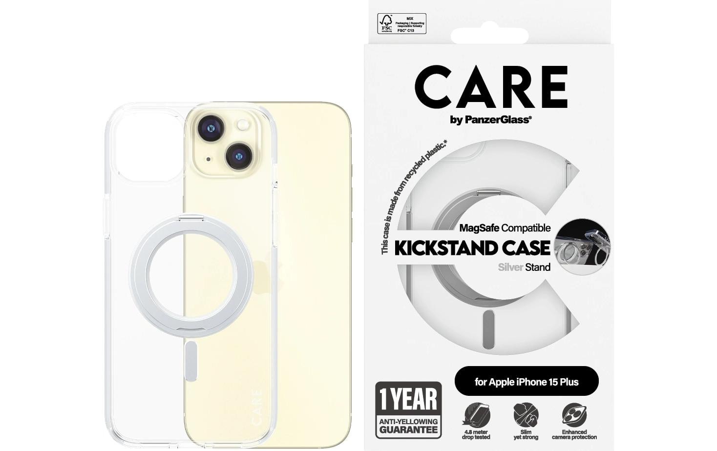   »Feature Kickstand iPhone 15 Pro Max Silber« Apple iPhone 15 Pro Max