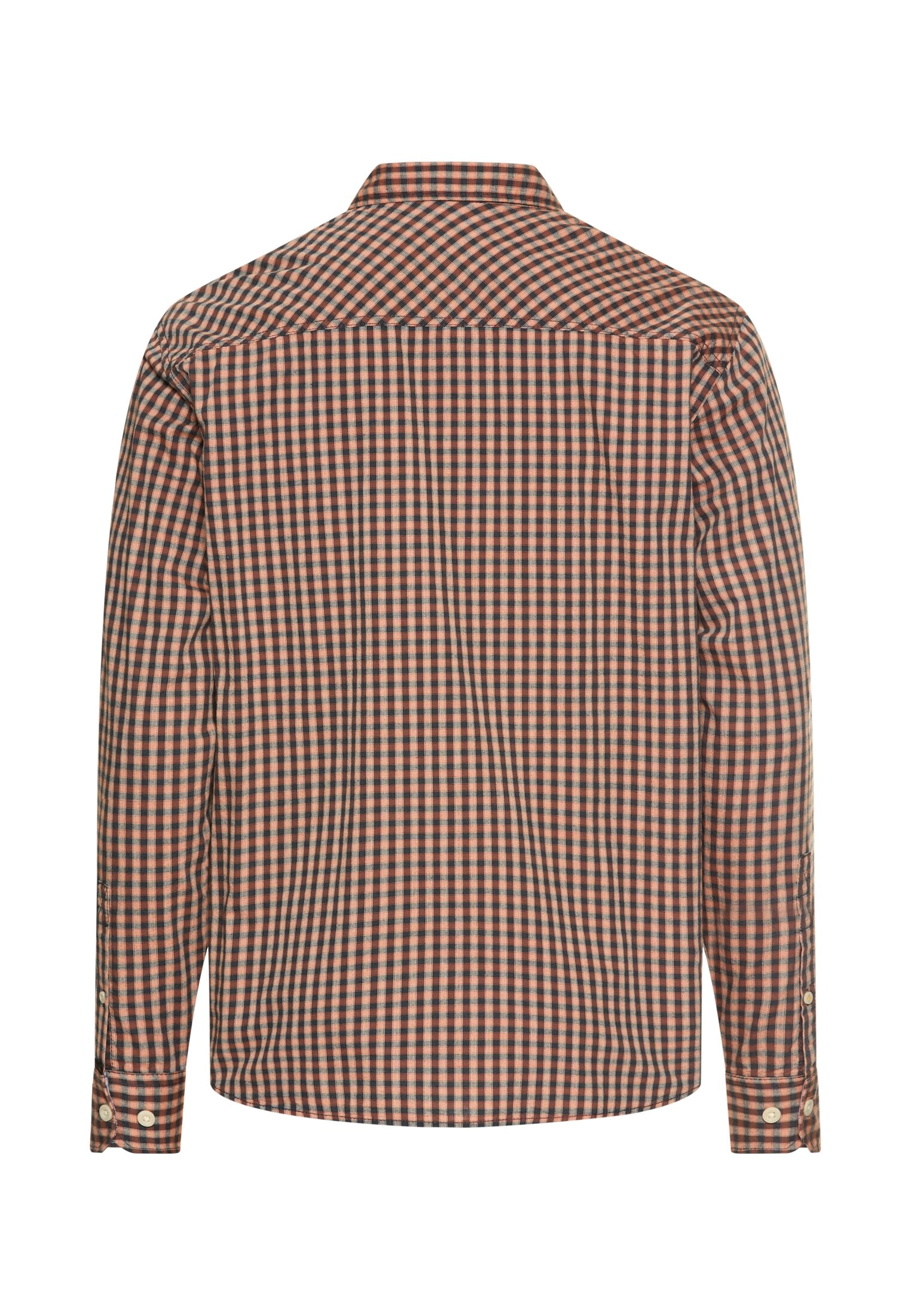 camel active Chemise à carreaux mit Logo Stickerei