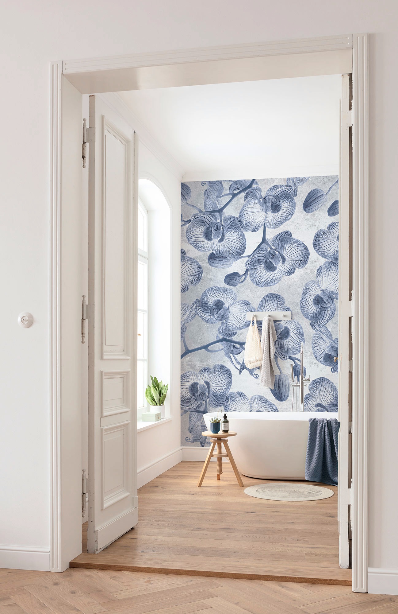 Komar Vliestapete »Digitaldruck Vlies -  Orchidée - Grösse 200 x 250 cm« bedruckt glatt Wohnzimmer, Schlafzimmer