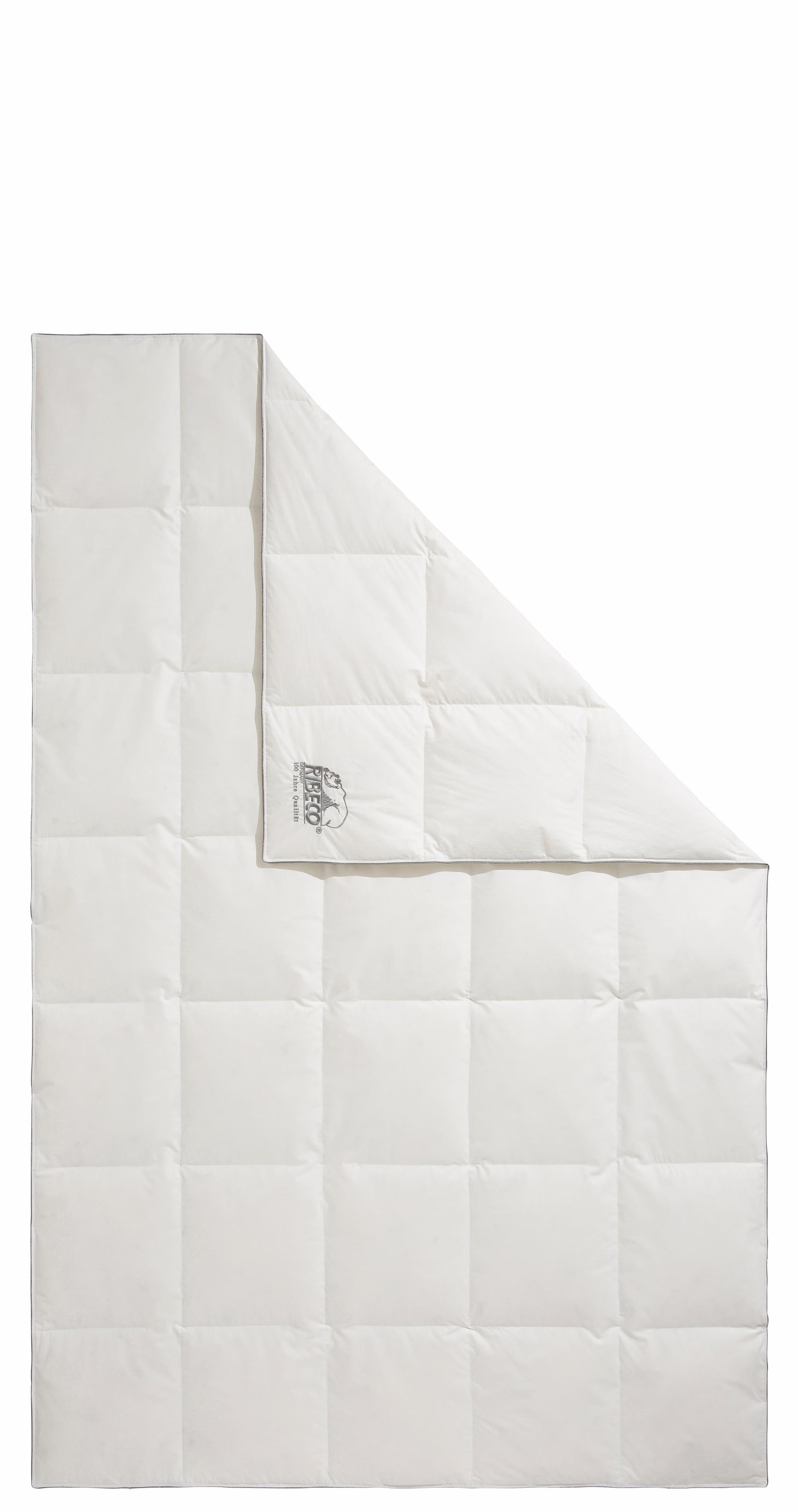 RIBECO Couette en duvet »Eve Bettdecke in 135x200 und 155x220cm und weiteren Grössen« léger Füllung 90 duvet 10 plumes 1 cuis tlg. meilleure vente, duvet et plumes, couette en duvet, couette en plumes, fabriqué en Allemagne