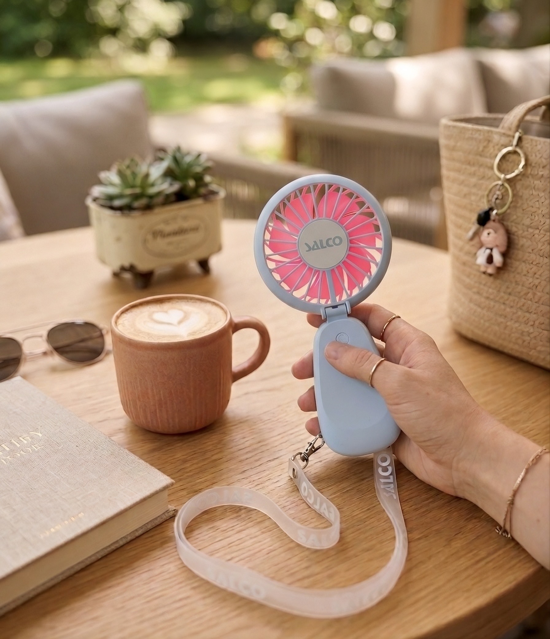 SALCO Mini ventilateur USB »SMF-20bl«