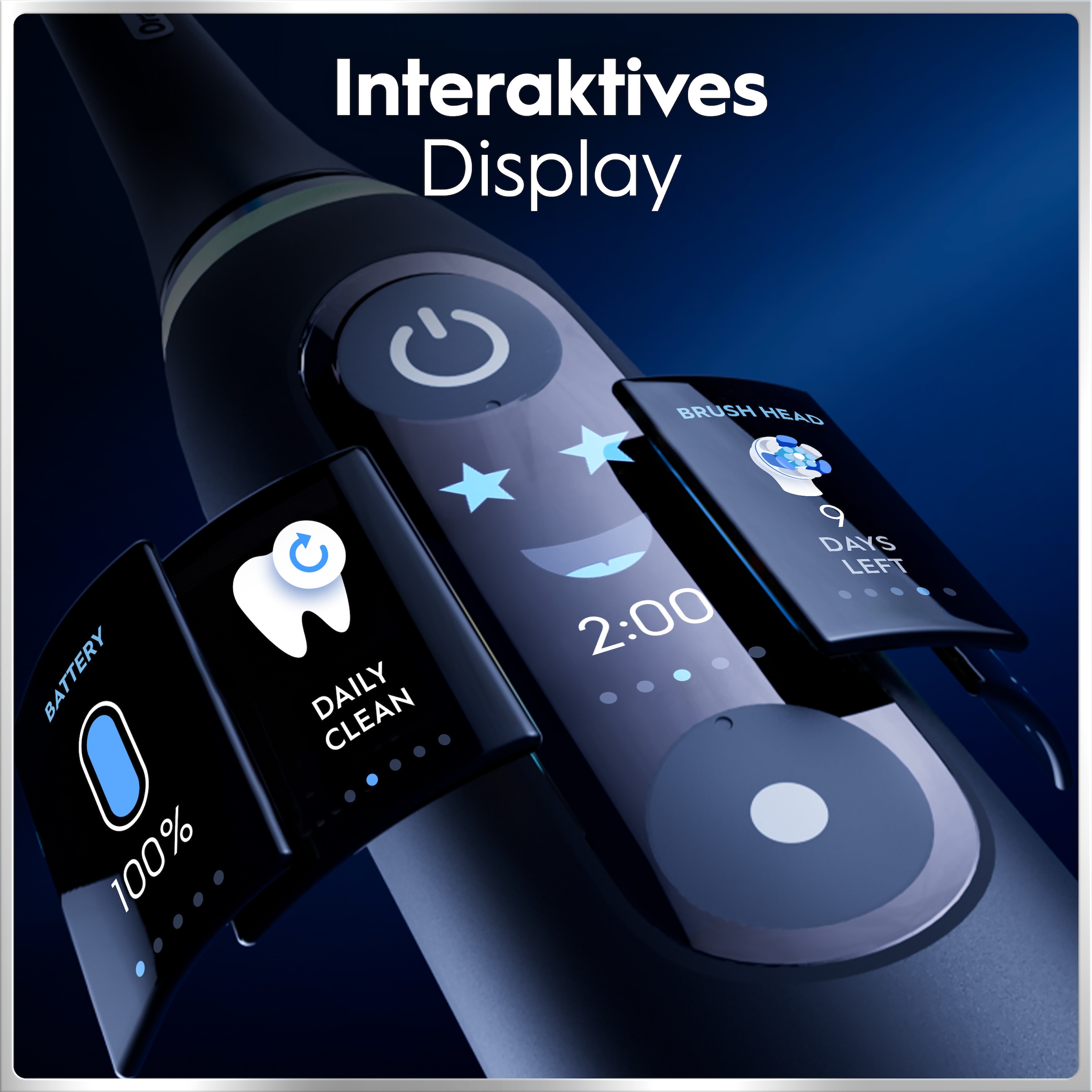 Oral-B Brosse à dents électrique »iO Series 6« 3 cuis Aufsteckbürsten Doppelpack, 3 Aufsteckbürsten, Reise-Etui