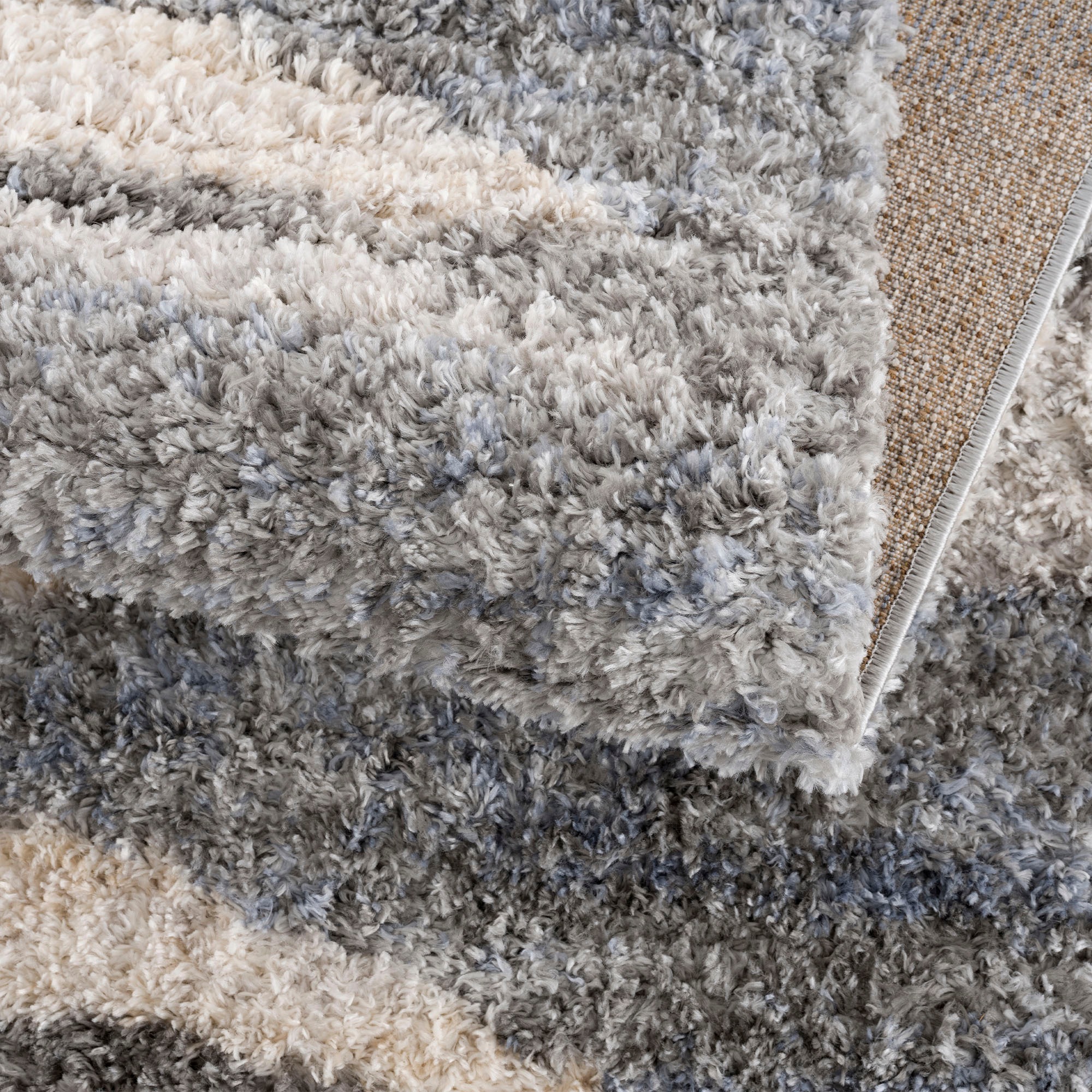 Sanat Hochflor-Teppich »Versay 1505« rechteckig 45 mm Höhe Wohnzimmer, Langflor, Shaggy Teppich
