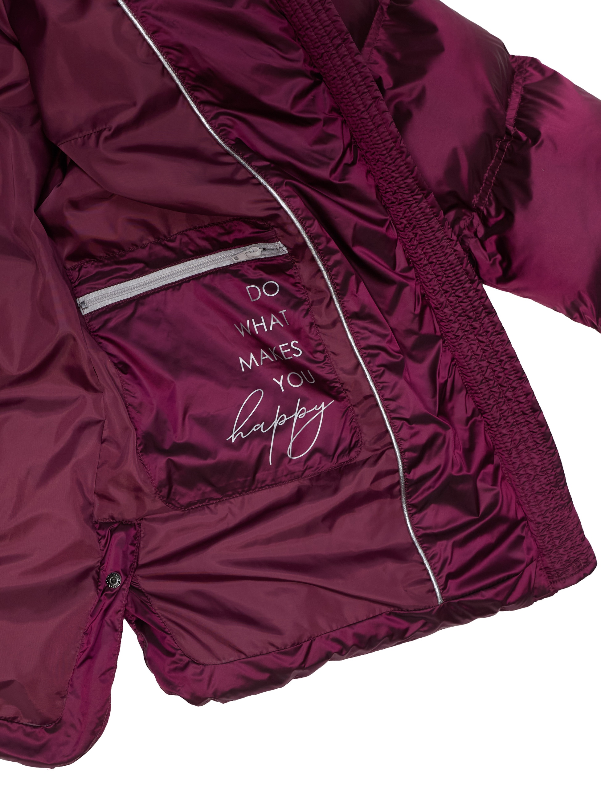 MANISA Veste matelassée mit Kapuze mit Stehkragen, Kapuze und elastischem Ärmelsaum