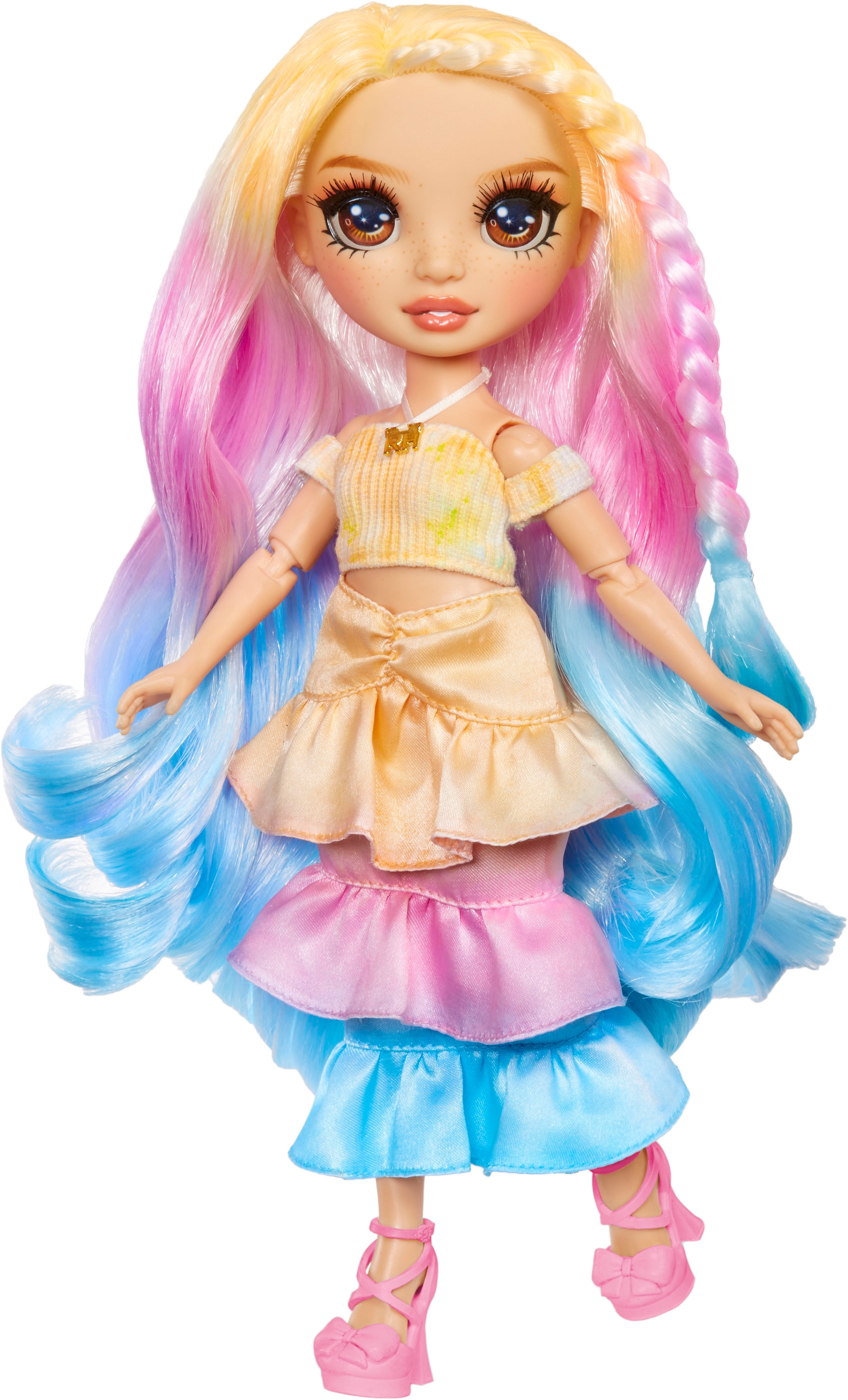 RAINBOW HIGH Poupée à habiller »Rainbow High WaterColor & Create NEW Theme Dolls - brown eyes«