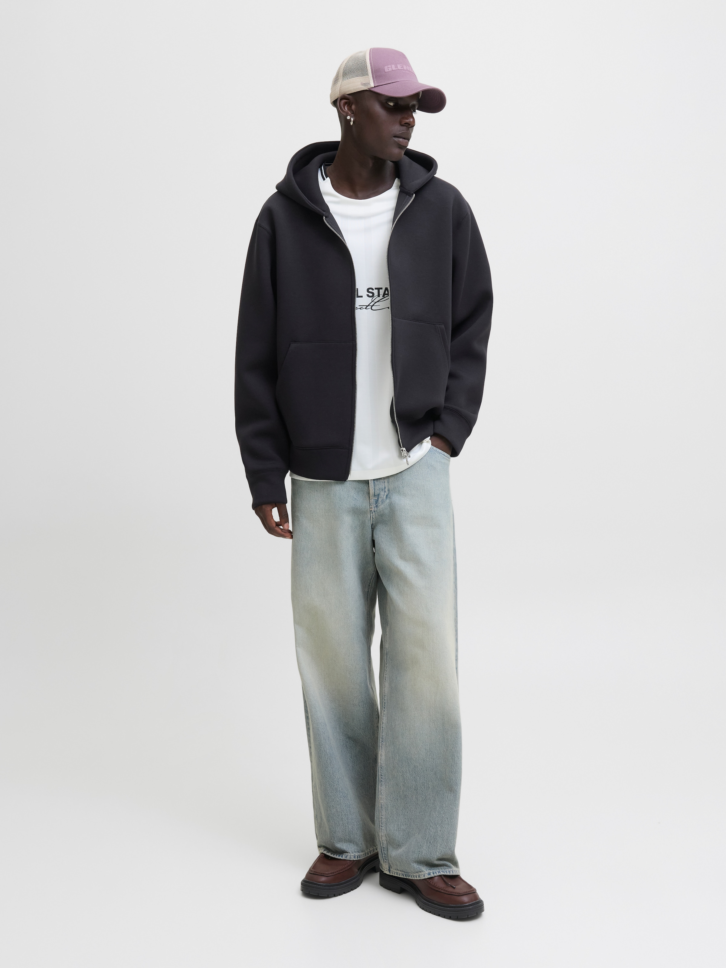 Jack & Jones Sweat à capuche »JCOCOVER SCUBA SWEAT ZIP HOOD NOOS«
