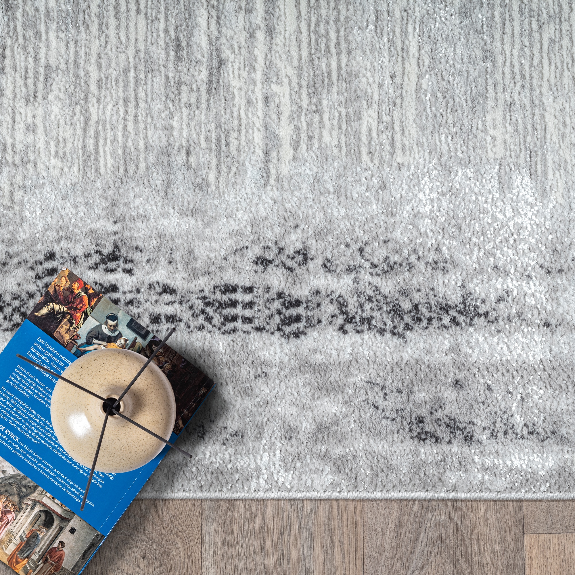 Sanat Tapis »Harmony 3215 , auch als Läufer« Rectangulaire 12 mm Höhe Wohnzimmer, Kurzflor, modern, Bordüre, Schlafzimmer