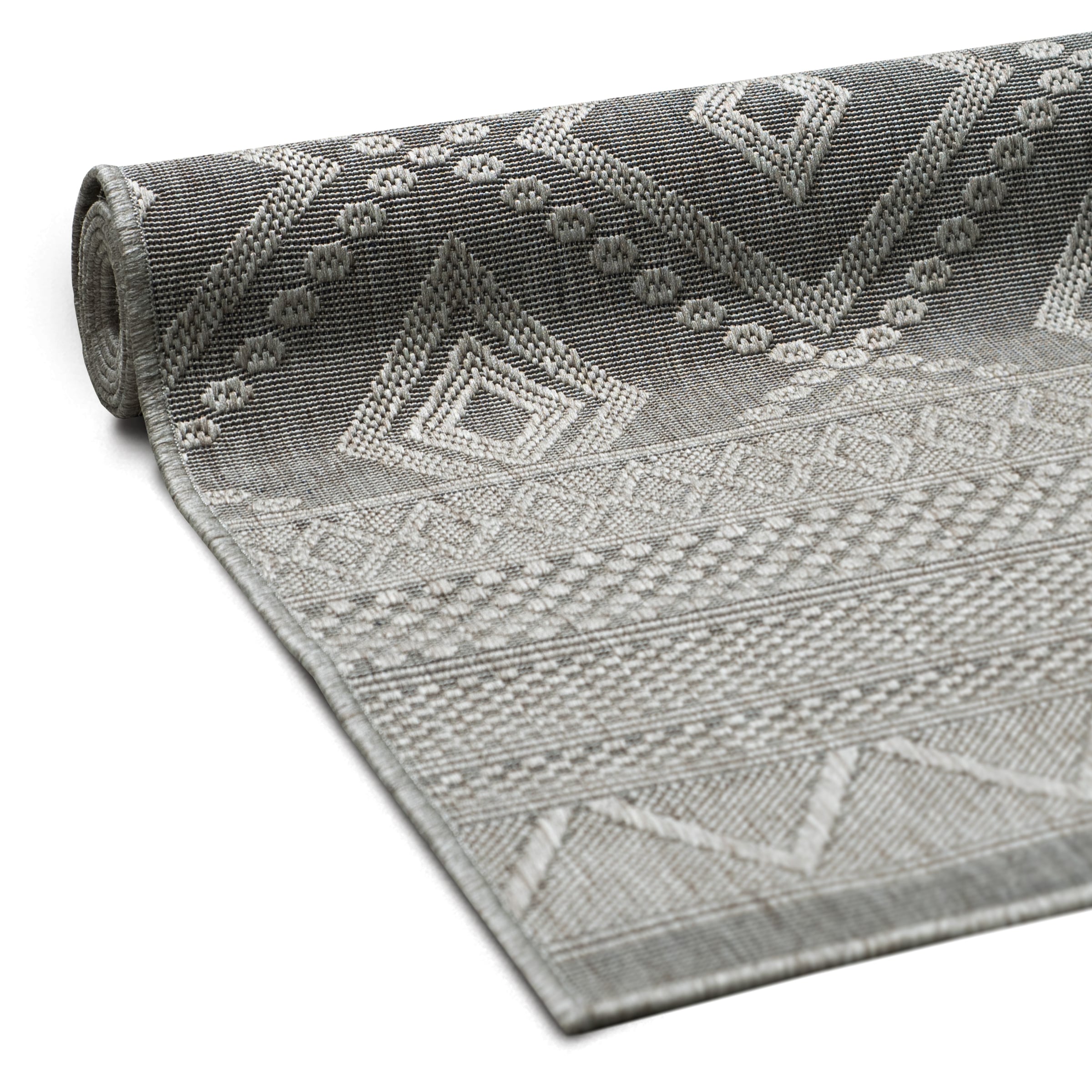 my home Tapis »Toronto auch als Läufer erhältlich« Rectangulaire 3 mm Höhe In- und Outdoor geeignet, Sisal-Optik, Wetterfest & UV-beständig, Boho