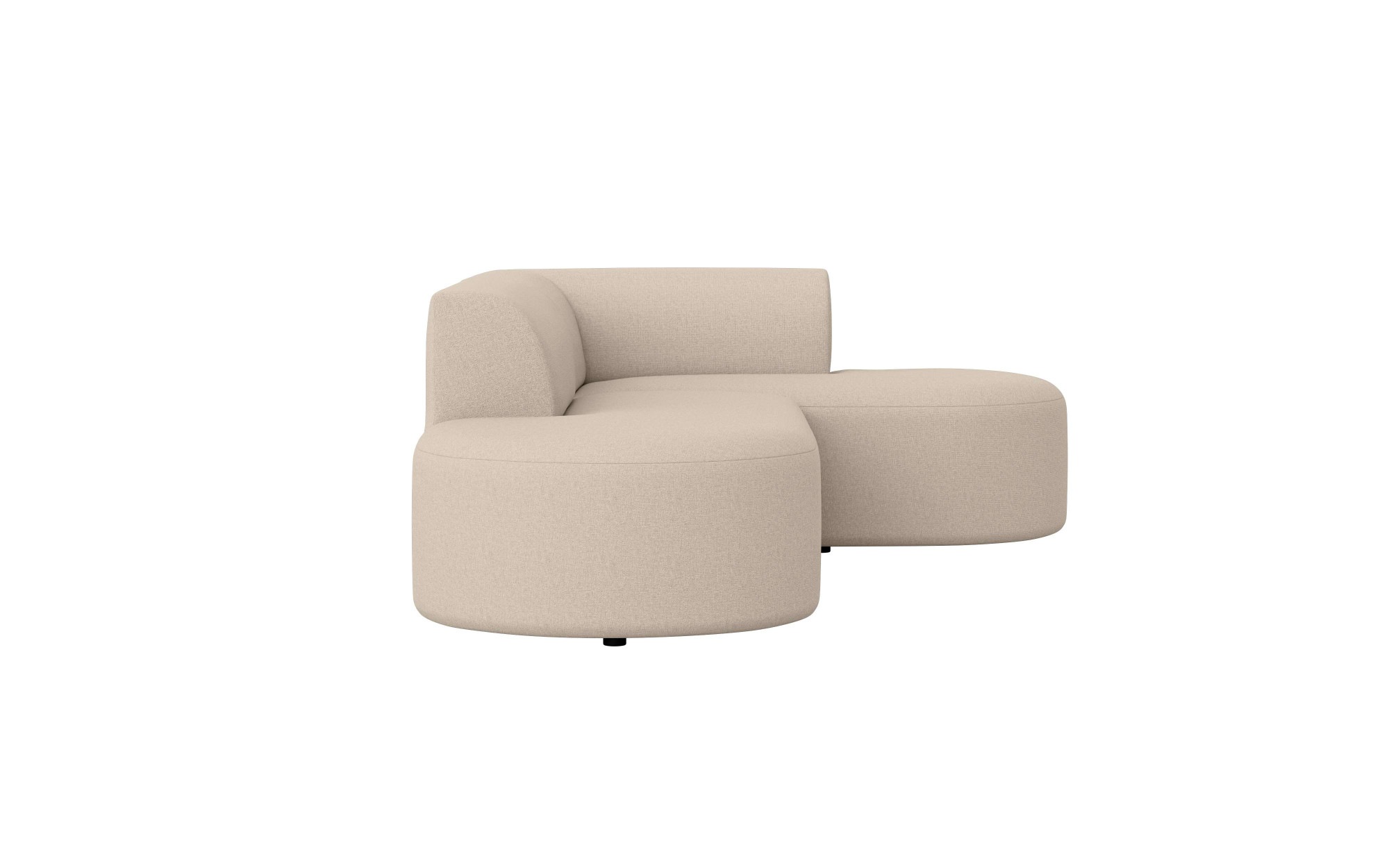 GOODproduct Ecksofa »Ecksofa Tvinne mit Ottomane links oder rechts bestellbar« L-Form, mit Wellenunterfederung, BxTxH 260x170x73 cm