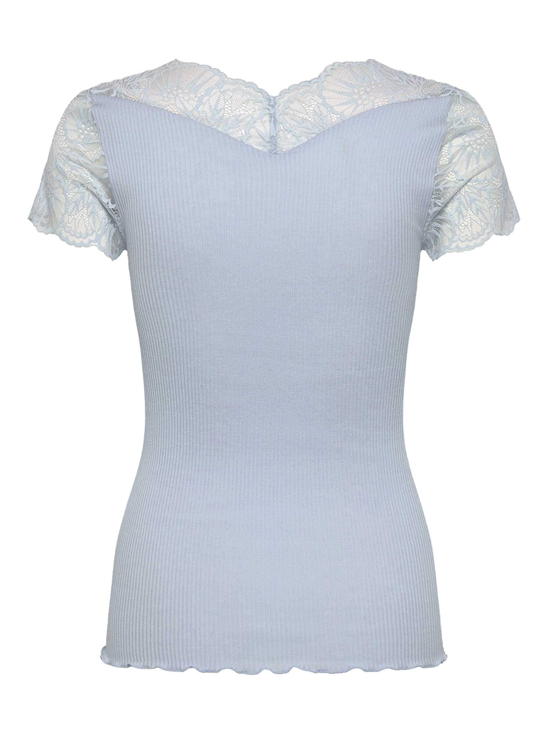 rosemunde Spitzenshirt »Beatha Lace Capsleeve T-Shirt mit Seide« wunderschöne elastisch weiche Vintage-Spitze an Ausschnitt und Ärmeln