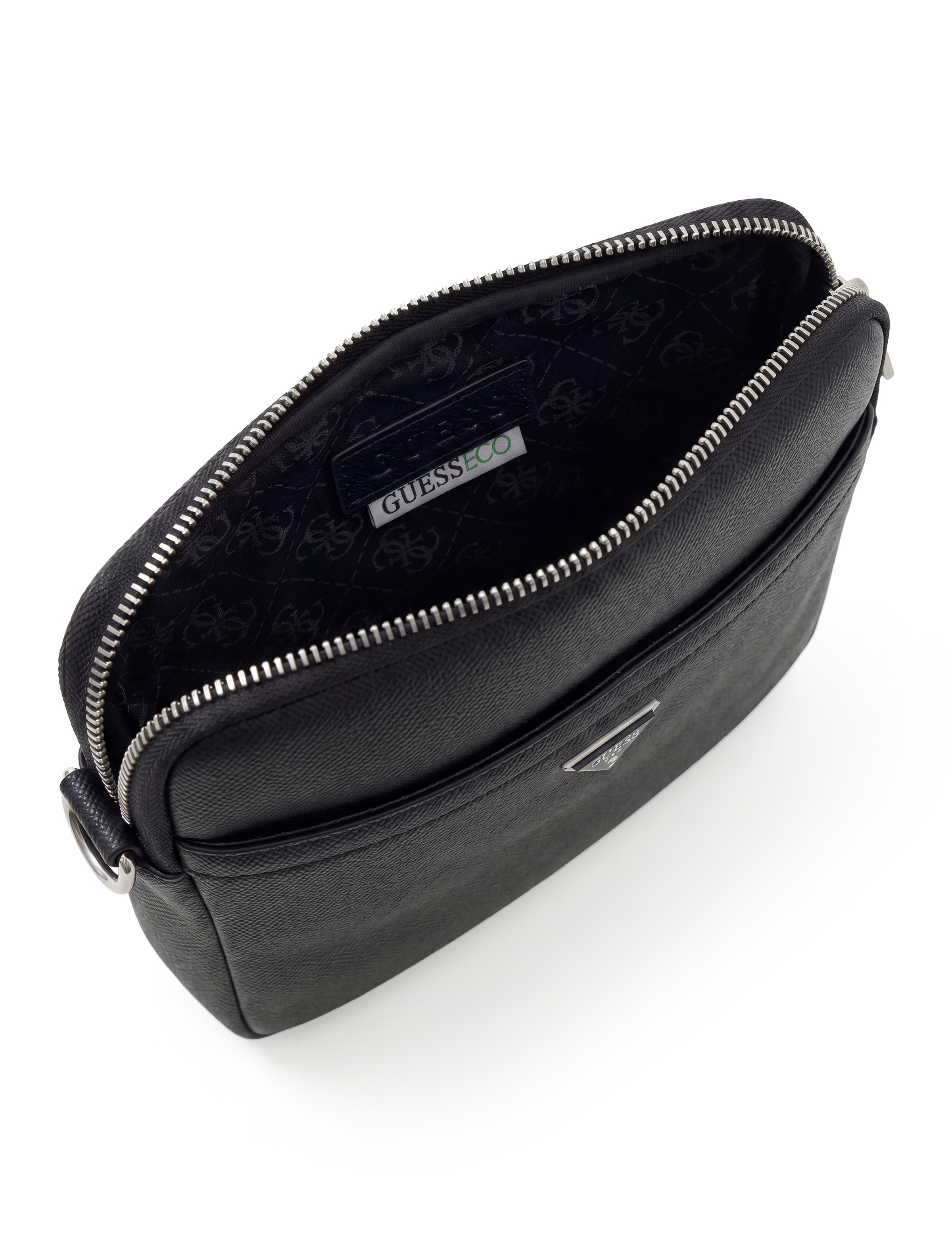 Guess Mini sac »MILANO CROSSBODY FLAT« Herren Umhängetasche, Schultertasche, Body Bag mit Dreiecks-Logo