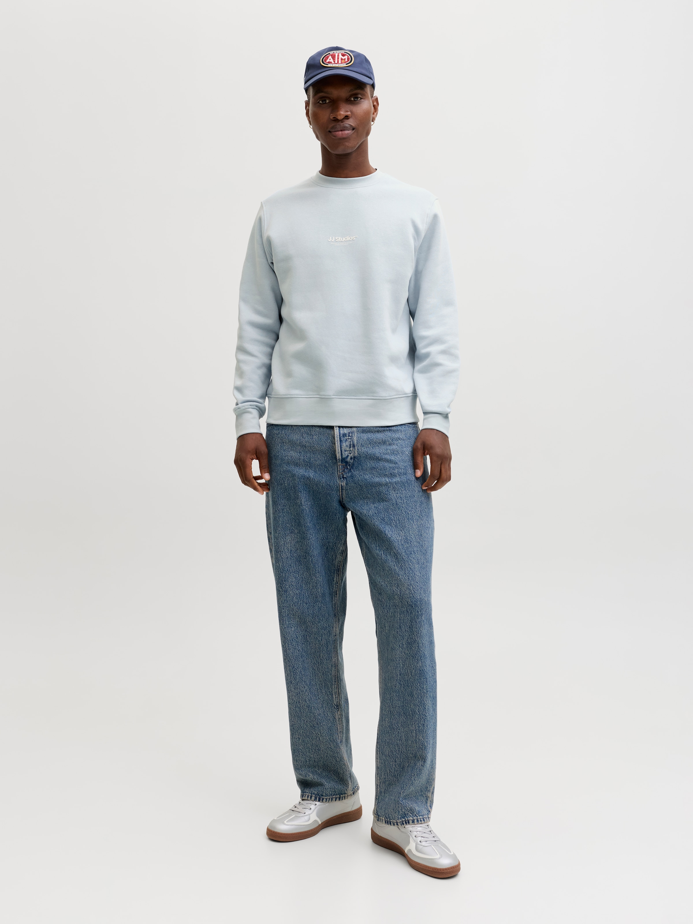 Jack & Jones Sweatshirt »JJESOHO SWEAT CREW NECK NOOS«, Baumwollmischung, relaxed fit
