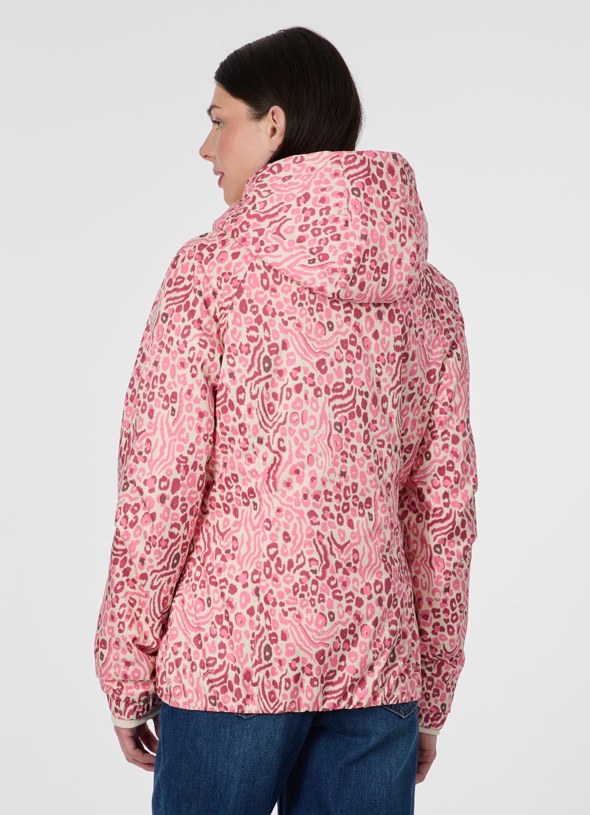 Ragwear Outdoorjacke »DIZZIE PRINT« mit Kapuze