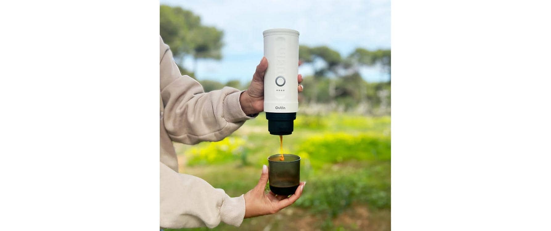   Reisekaffeemaschine »OUTIN Nano« Tragbare Espressomaschine