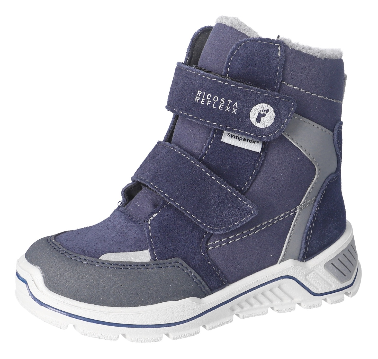 Ricosta Winterstiefel »JANEK 50 WMS: weit«  Snowboots, Klettstiefel mit Sympatex, Grössenschablone zum Download