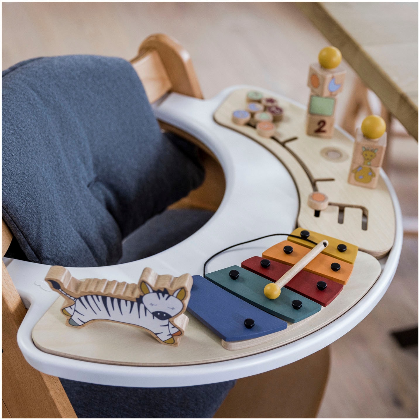 Hauck Jouets à enficher »Play Sorting Giraffe« FSC® - schützt Wald