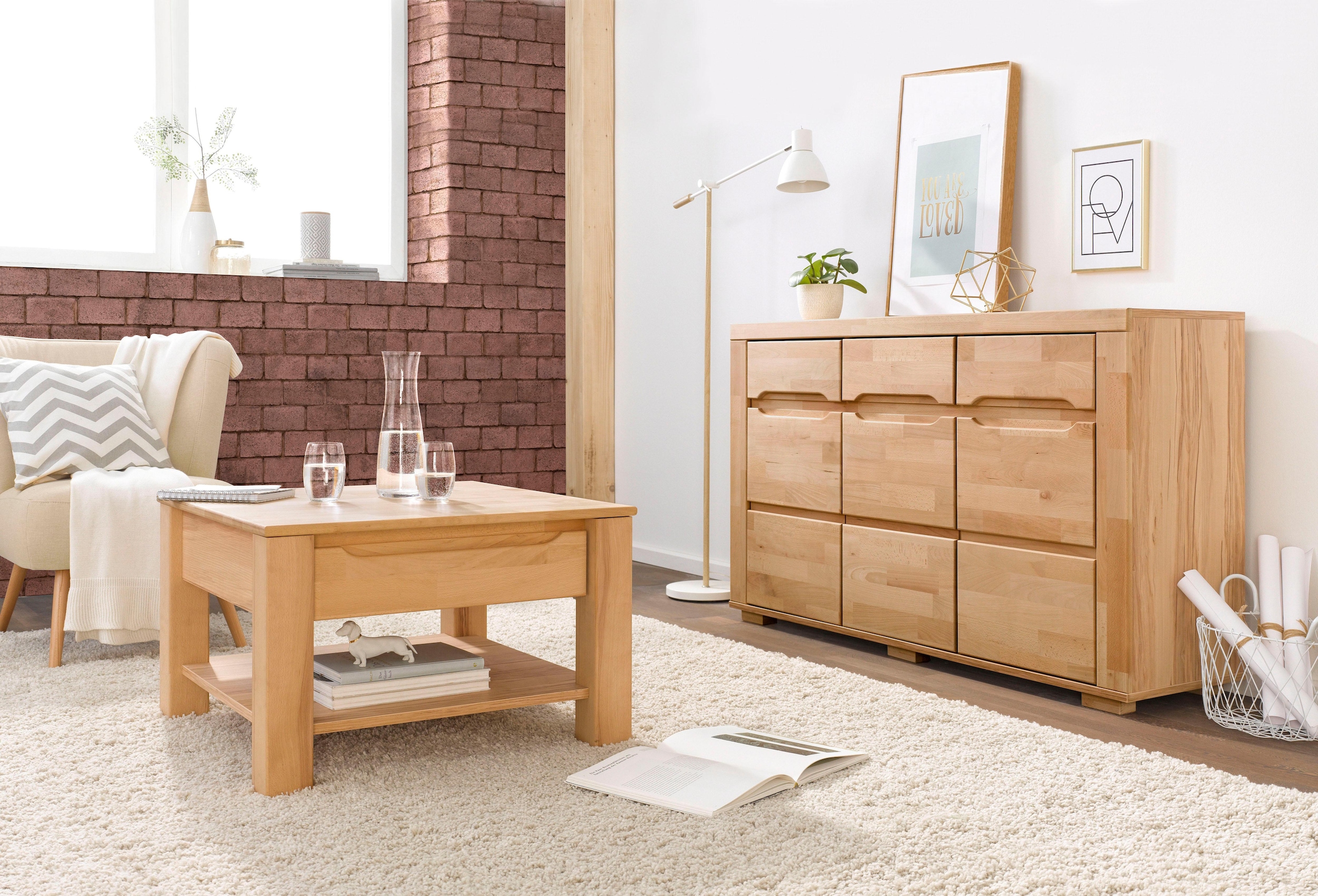 GOODproduct Sideboard »Denis« Breite 140 cm