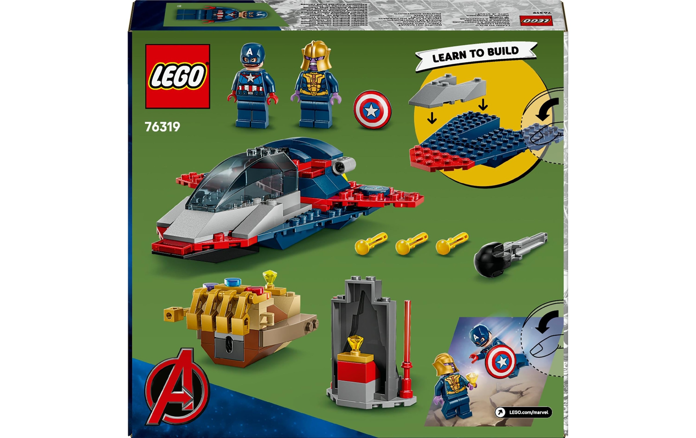 LEGO® Spielbausteine »LEGO® Marvel Captain America vs. Thanos 76319«