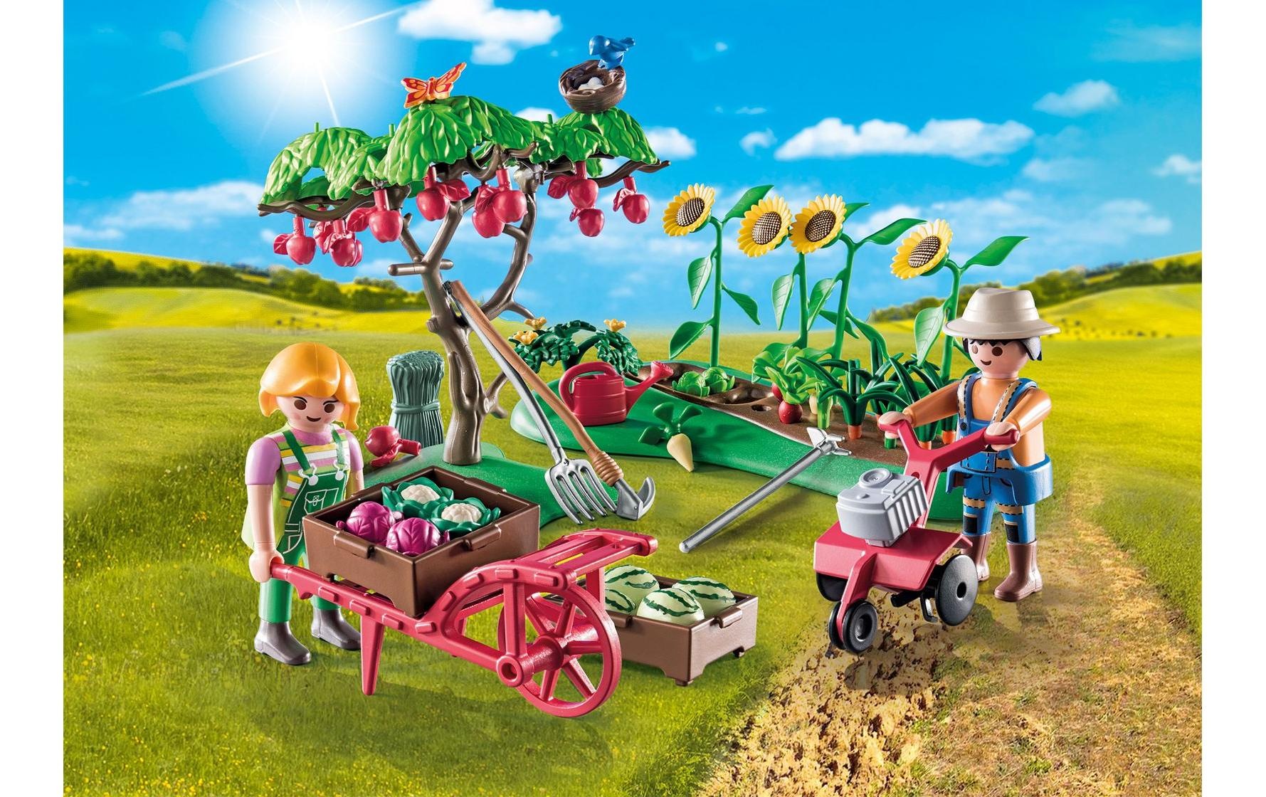 Playmobil® Spielbausteine »Country Starter Pack Bauernhof Gemüsegarten 71380«