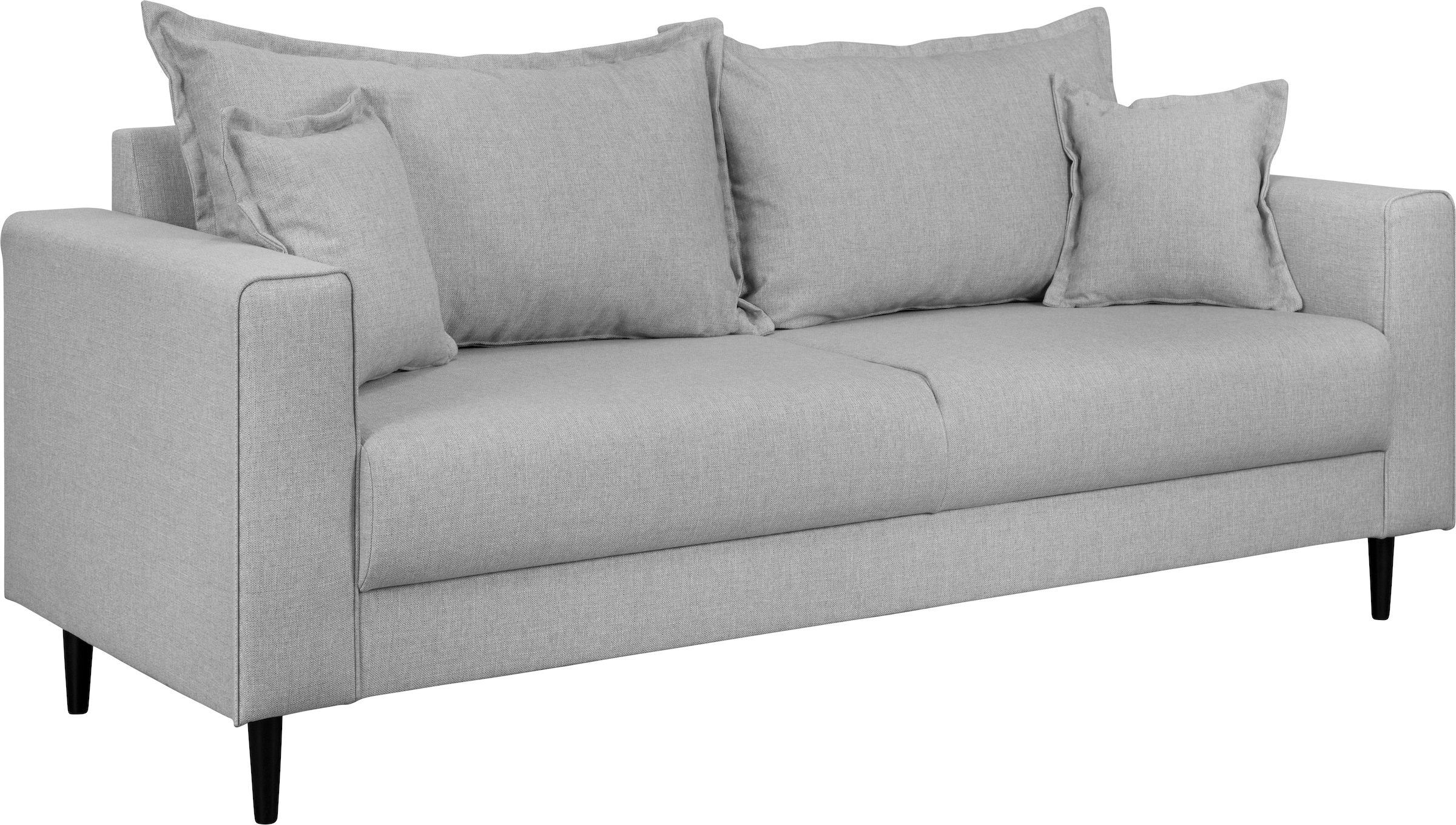 Home affaire 2-places »VEYRAS, hoher Sitzkomfort, Masse B/T/H:  162/84/76 cm« mit Wellenunterfederung, incl. Rückenkissen und Zierkissen