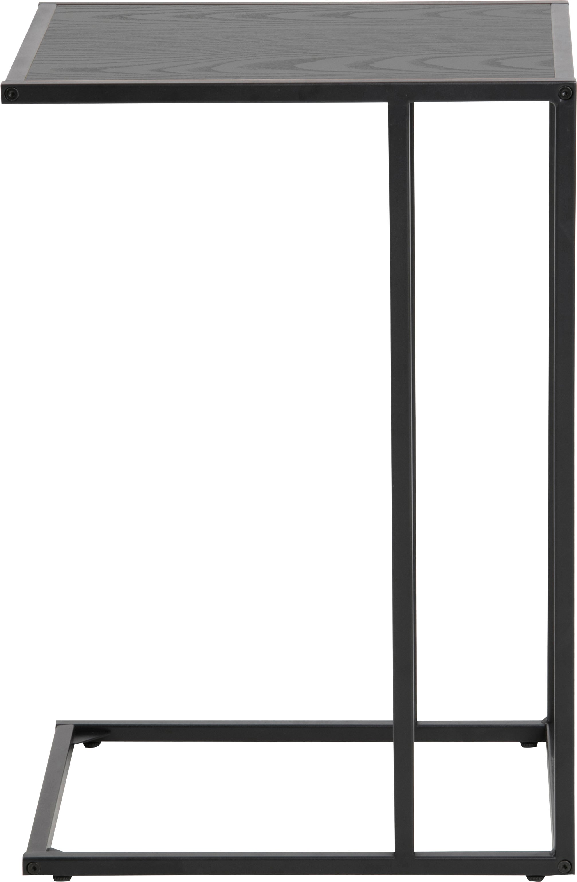 ACTONA GROUP Beistelltisch mit schmalen Metallgestell im modernen Industrie-Look, Höhe 63 cm