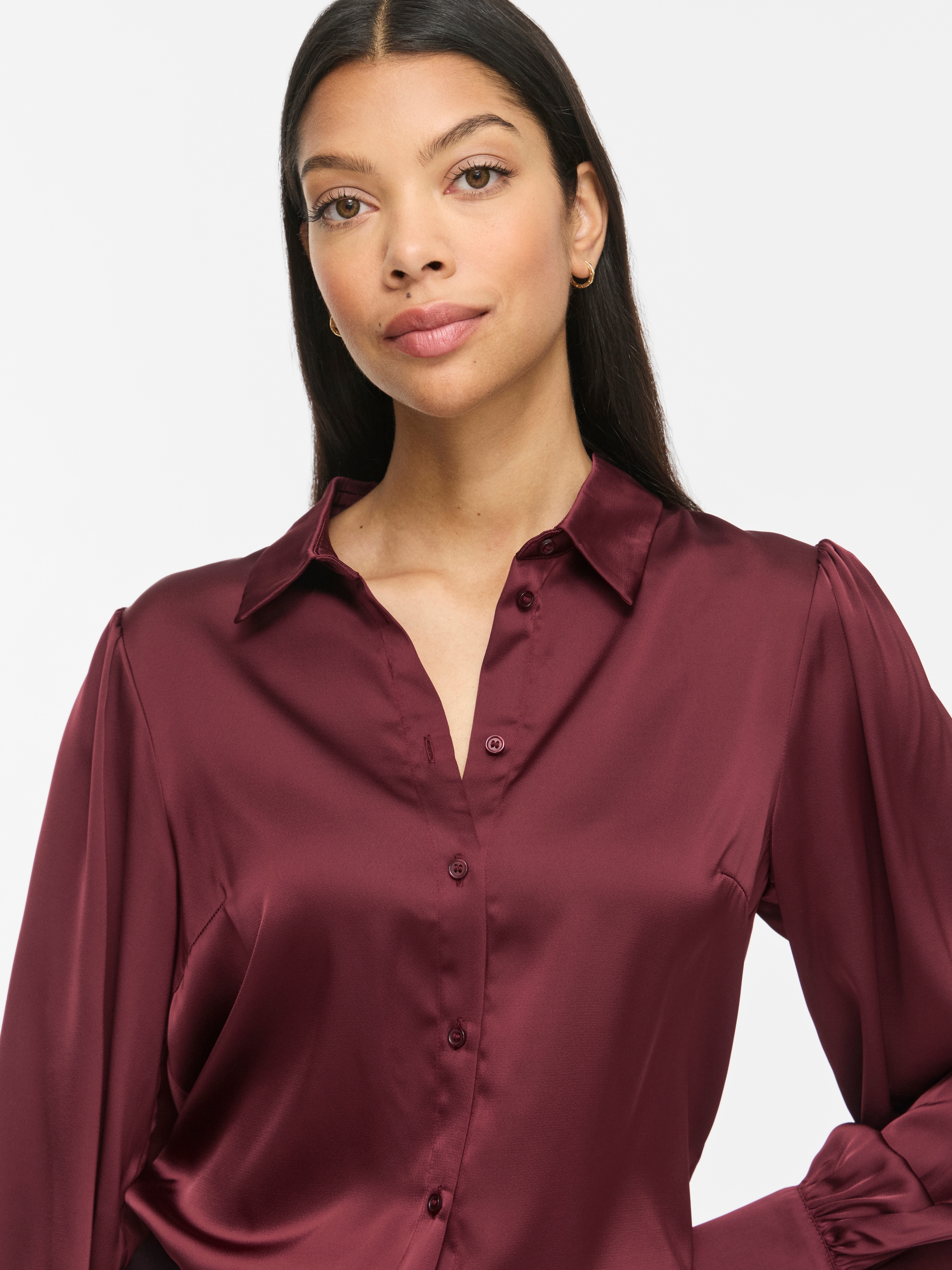 Vila Blouse à manches longues »VIENNA RAVENNA L/S BALLOON SHIRT - NOOS« fibre synthétique, coupe régulière