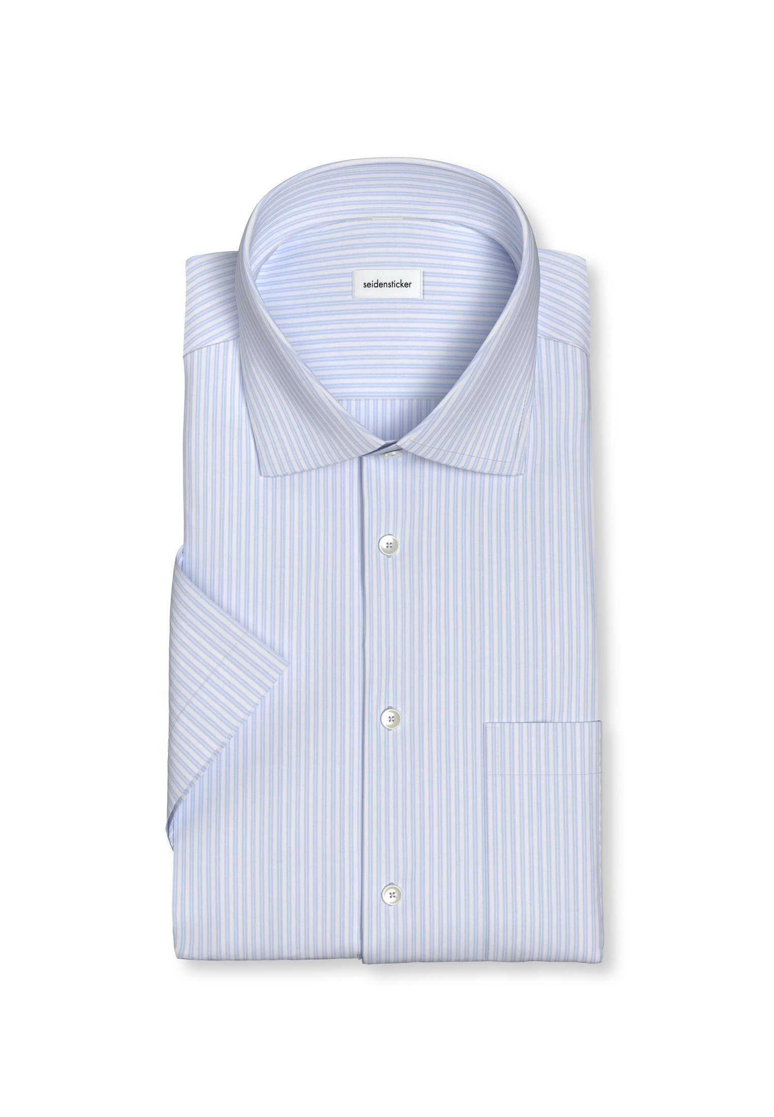 seidensticker Businesshemd »Regular« Regular Kurzarm Kentkragen Streifen