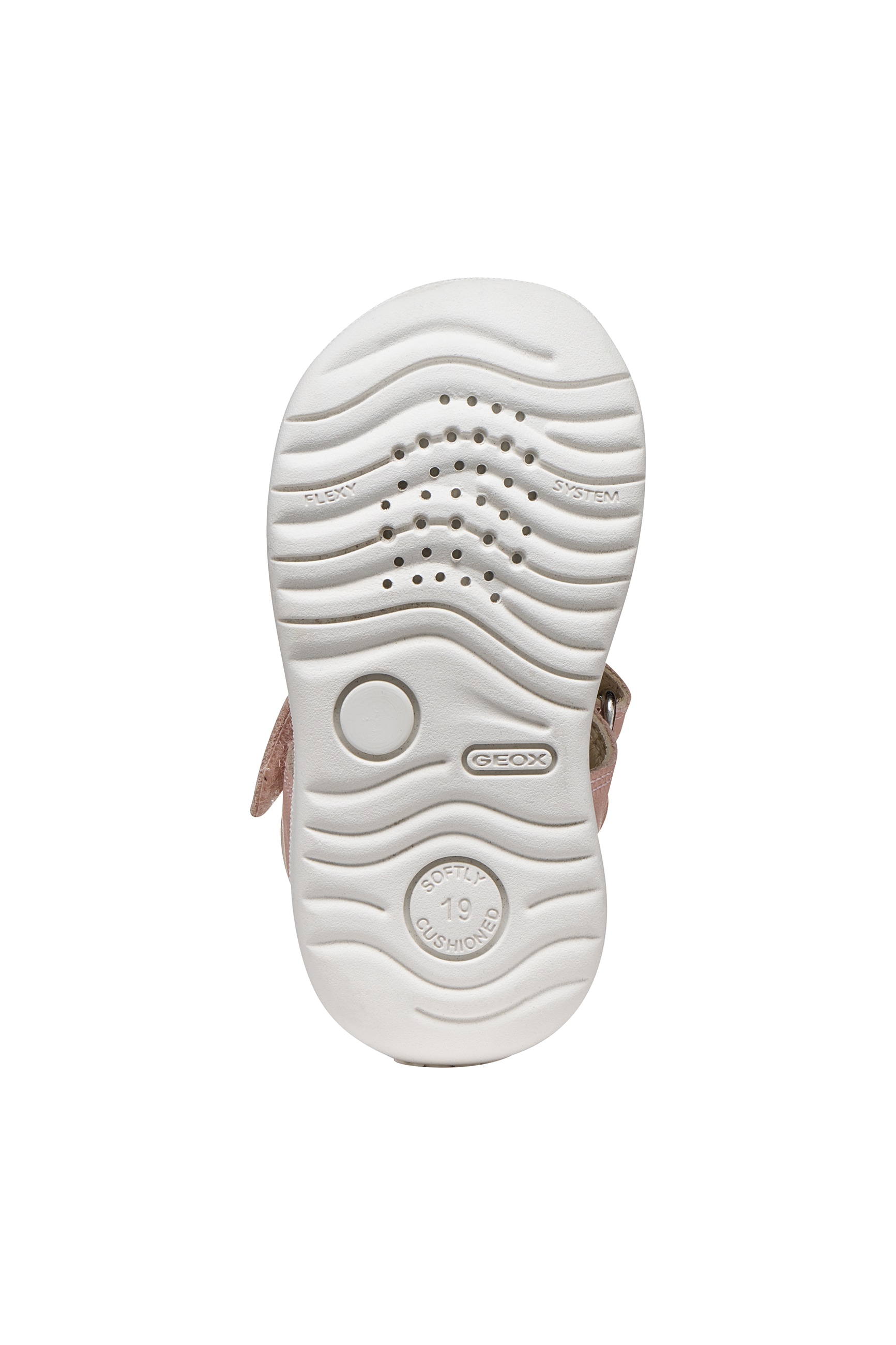 Geox Lauflernschuh »B SANDAL MACCHIA GIR«  Babyschuh mit Klettverschluss, Grössenschablone zum Download