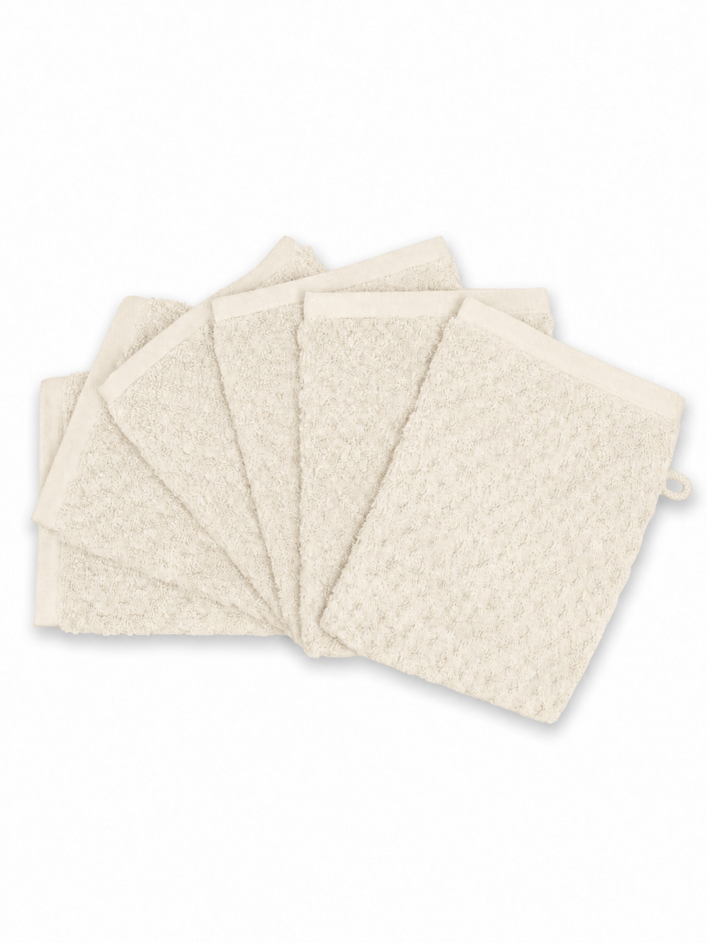 GOODproduct Waschlappen »Corrin, 6 Premium Waschlappen, 500 gr/m², 16x22cm« 100% Baumwolle, mit Struktur, weich, uni, 5 Jahre Garantie