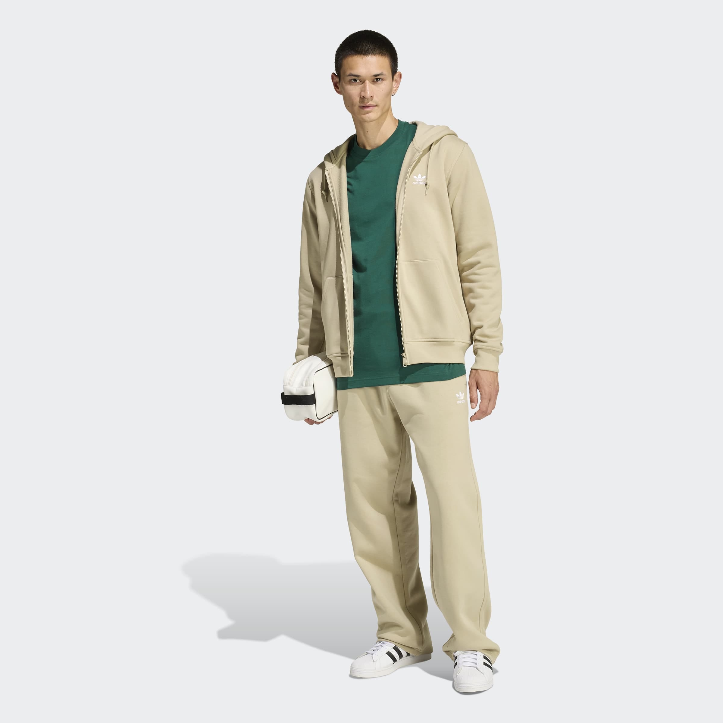 adidas Originals Kapuzensweatshirt »TREFOIL ESSENTIALS«, Full Zip Hoddie, Kapuzenpullover, Kapuzenjacke mit Reissverschluss
