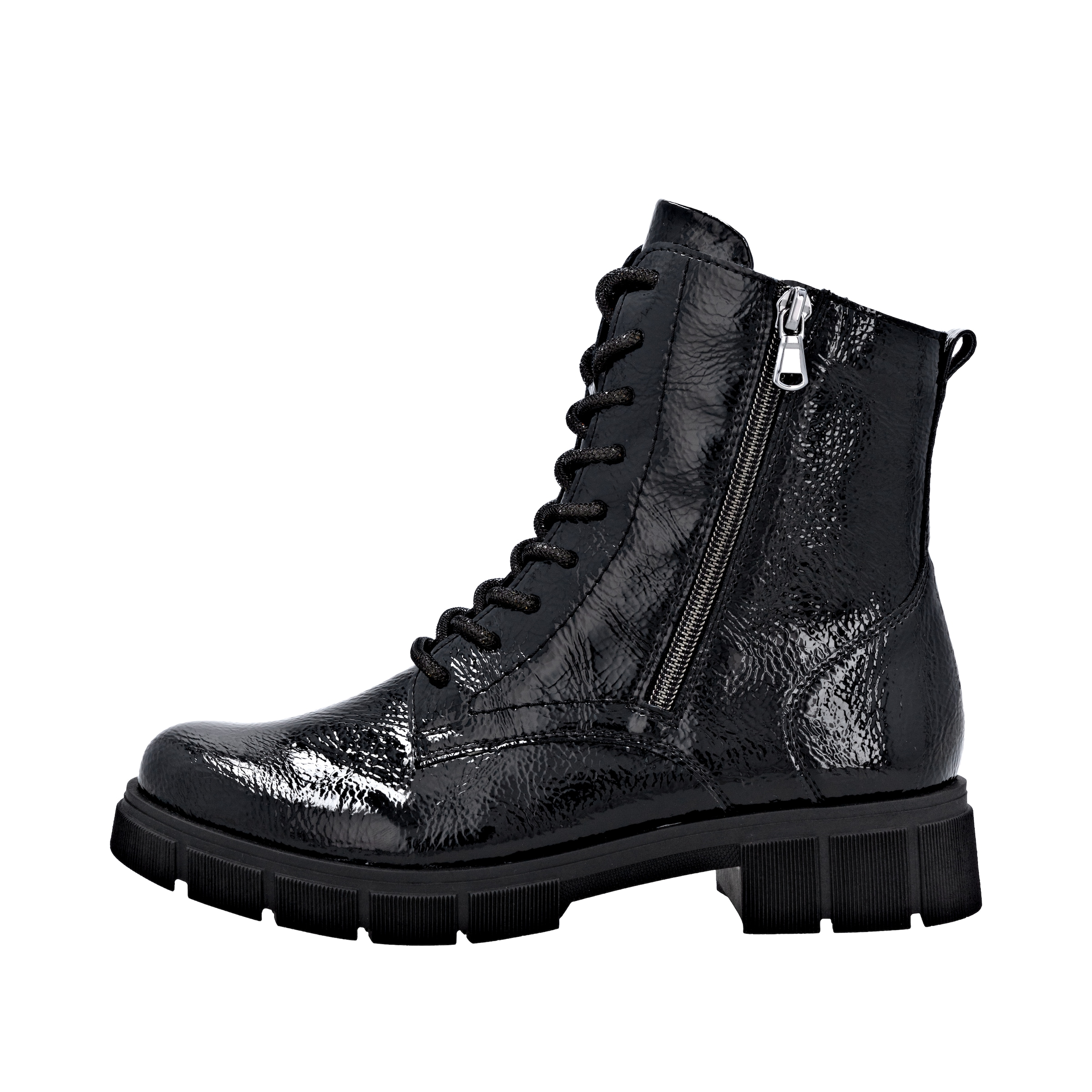 Remonte Bottes à lacets  bottines à lacets, bottines, semelle profilée, avec lacets pailletés