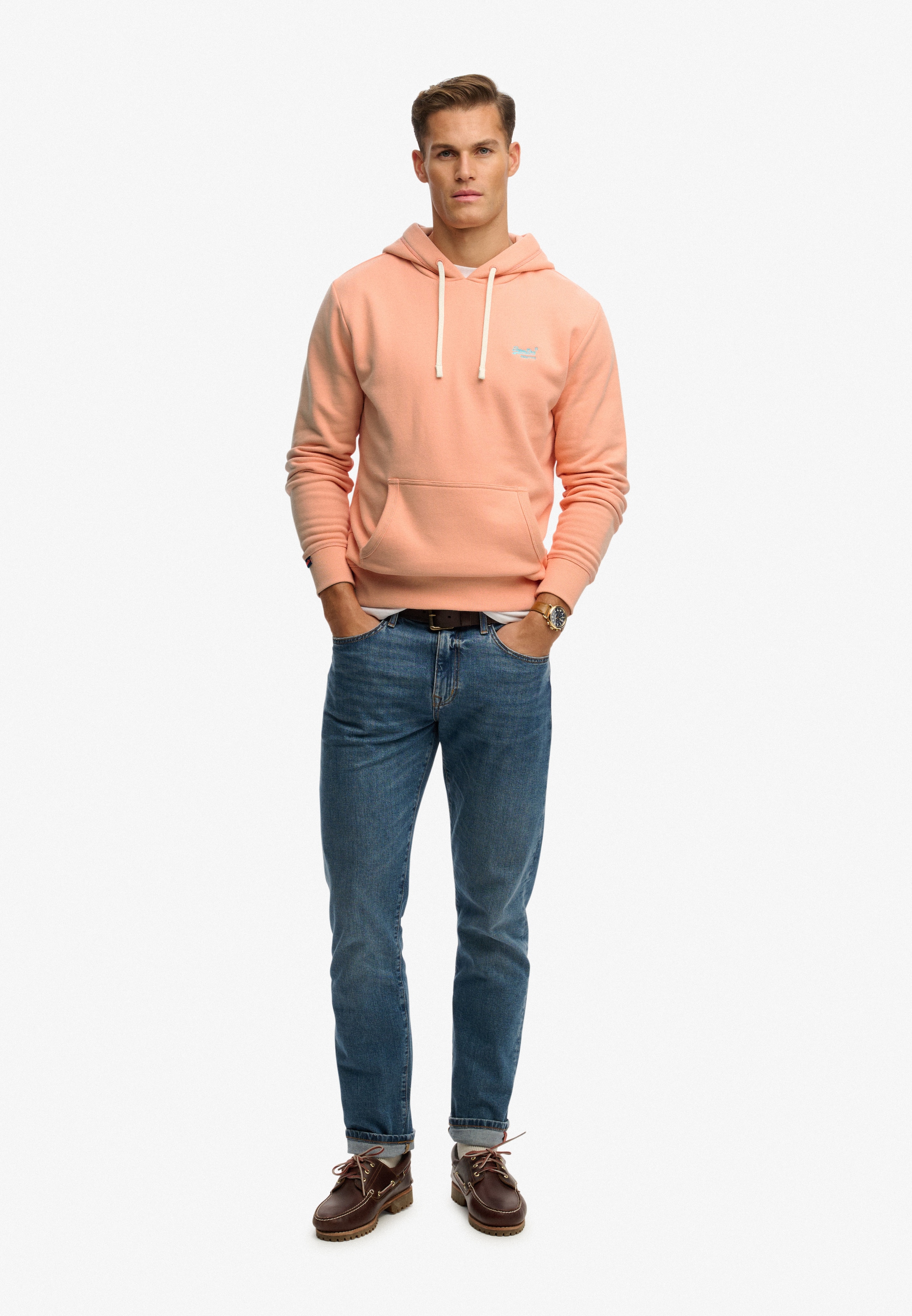 Superdry Kapuzensweatshirt »Essential Logo Classic Hood«, Baumwollmischung, loose fit
