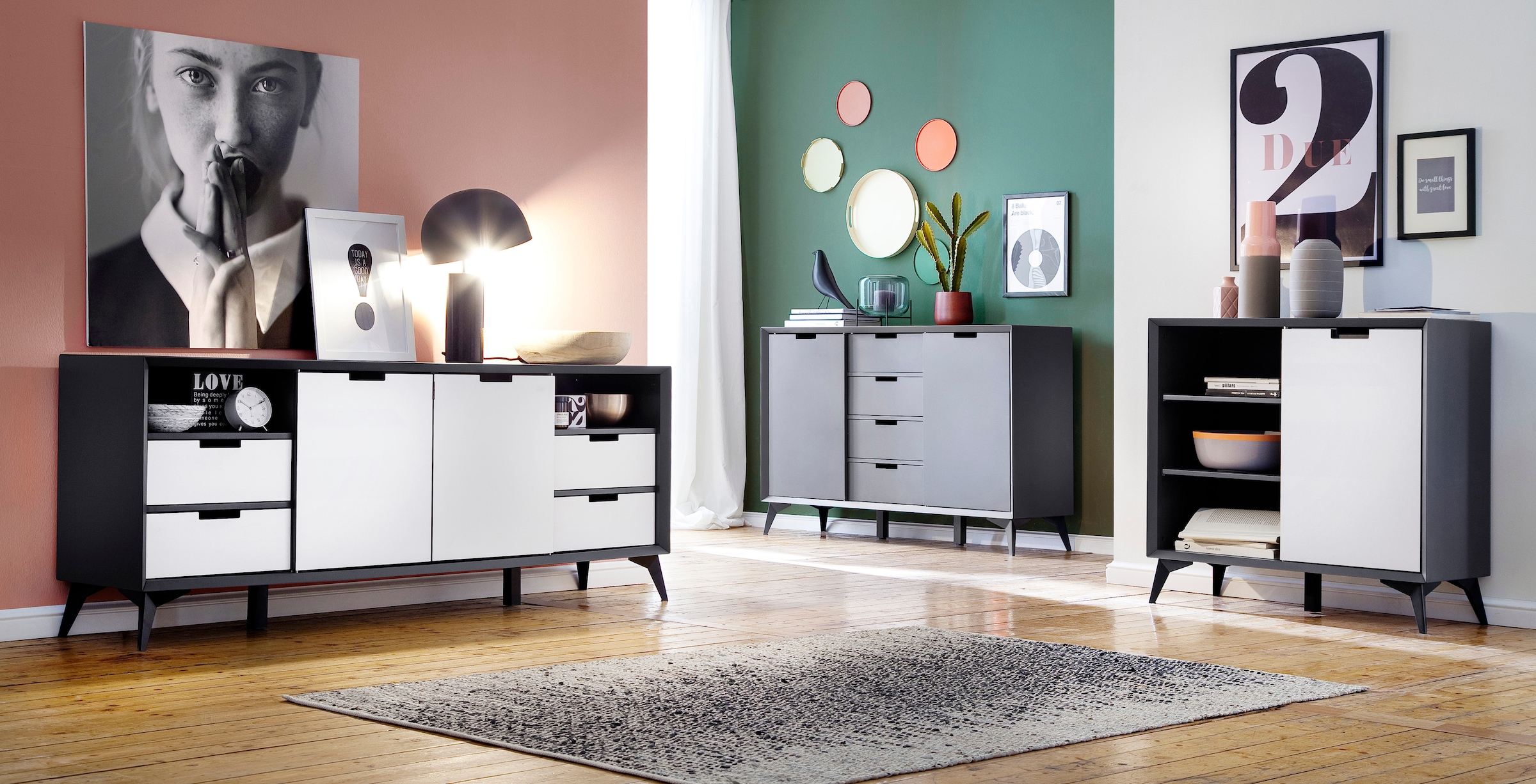 MCA furniture Sideboard »Netanja« Breite ca. 180 cm