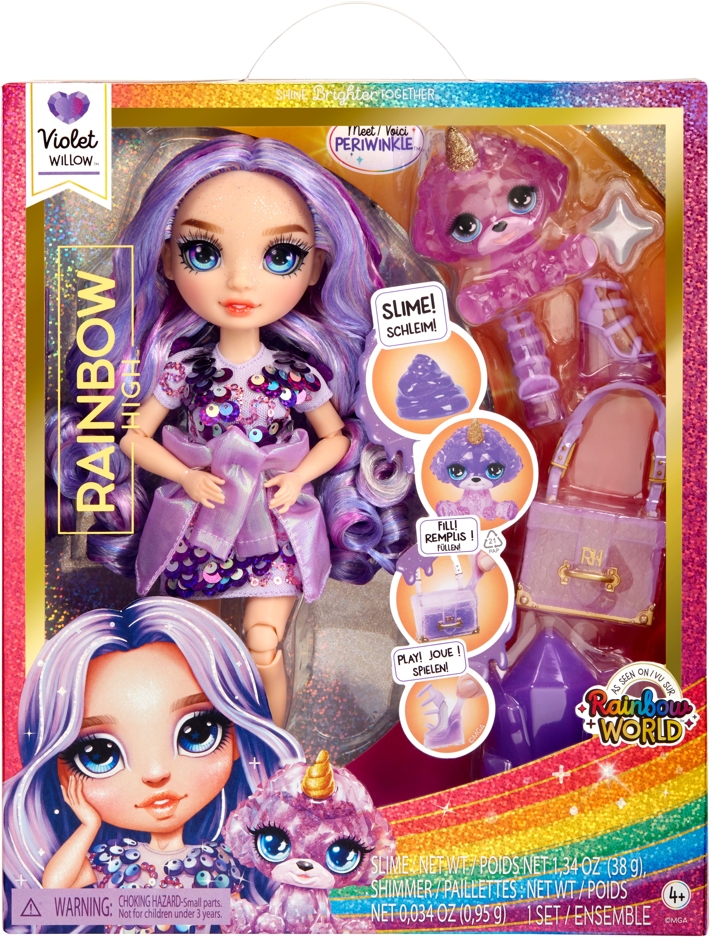 RAINBOW HIGH Poupée à habiller »Classic Rainbow Fashion Doll - Violet (purple)«