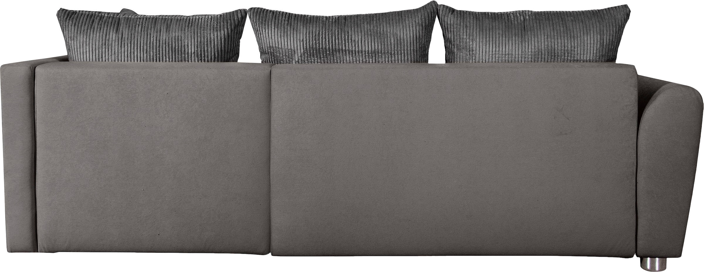 COLLECTION AB »Jana XL L-Form, B: 250 cm« Fonction couchage, coffre de lit et 1 coussin décoratif, ressorts ensachés