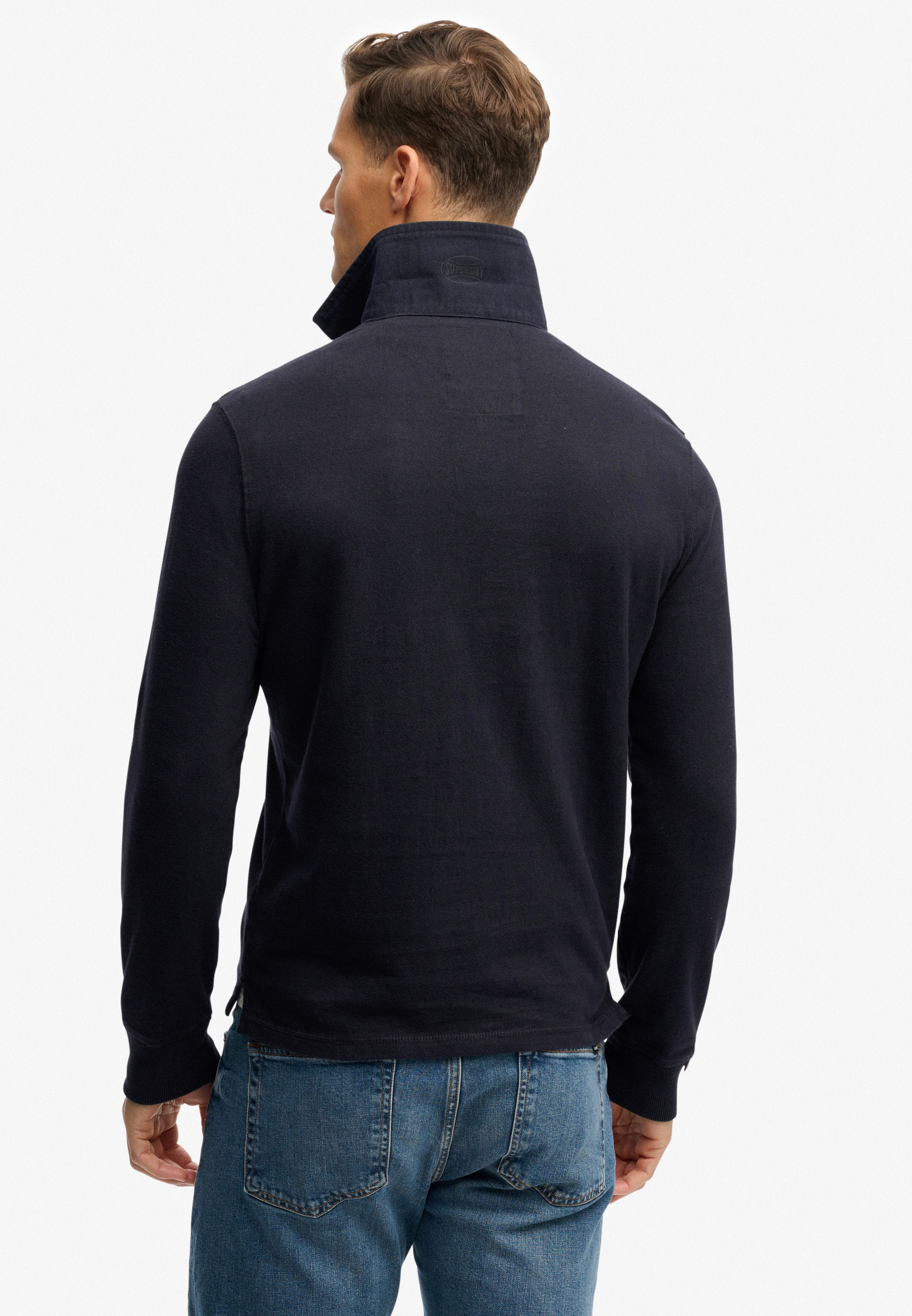 Superdry T-shirt à manches longues »VINTAGE ATHLETIC RUGBY« coton, coupe décontractée