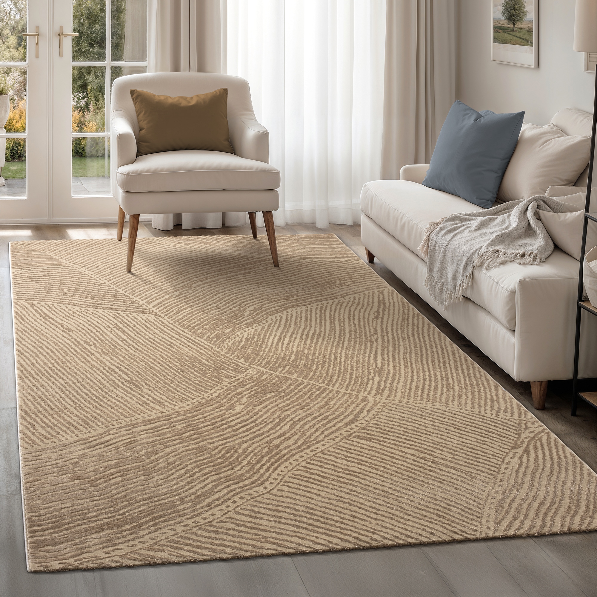 Sanat »Hera 3401  , auch als Läufer erhältlich« rechteckig 11 mm Höhe Kurzflor, modern, Wohnzimmer, Schlafzimmer, fussbodenheizungsgeeignet