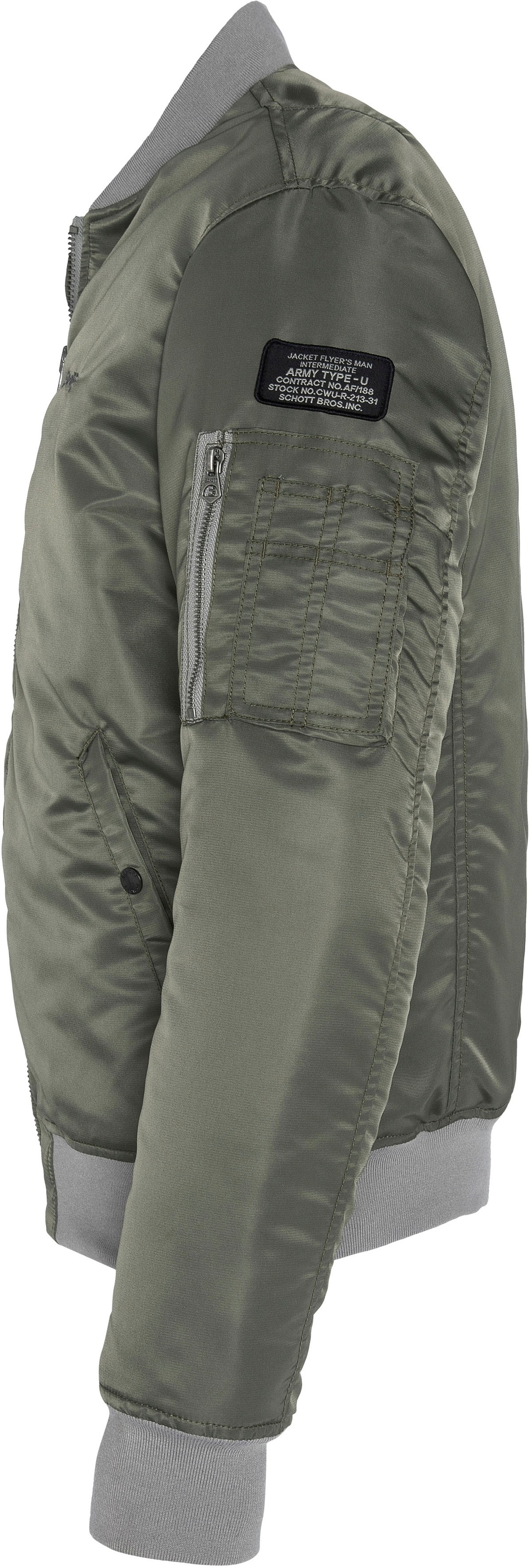 Schott NYC Veste bomber »AIRFORCERS MA-1« Ikonischer Fliegerjacke aus recyceltem Nylon, Men & Unisex möglich