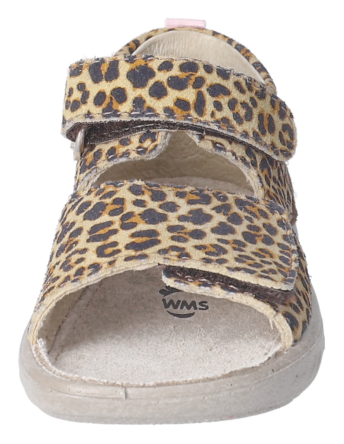 PEPINO by RICOSTA Lauflernschuh »Banu WMS: mittel«  Sandalette mit Klett und Animal Print, Grössenschablone zum Download