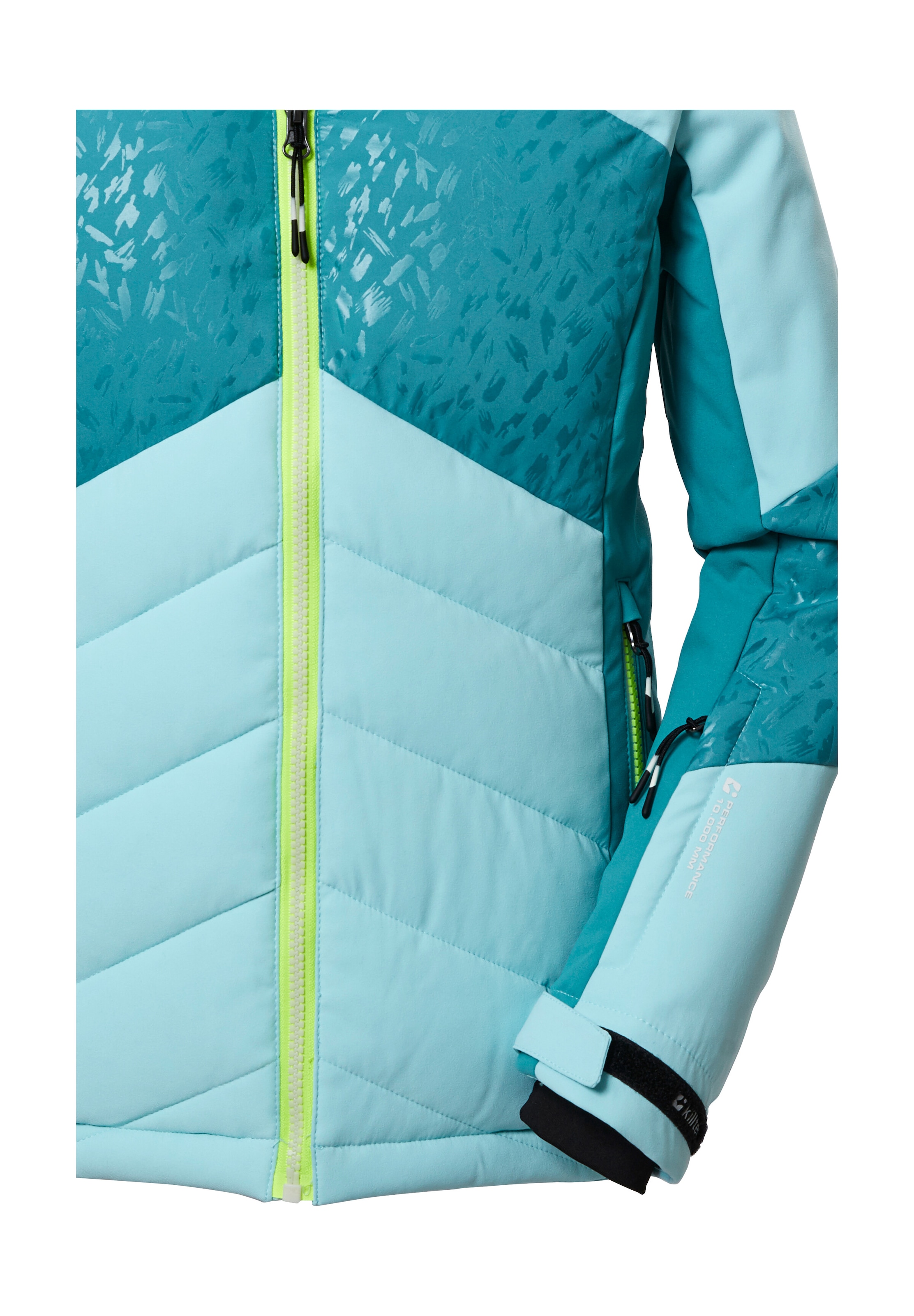 Killtec Veste de ski »KSW 342 GRLS SKI QLTD JCKT« Veste de ski déperlante et respirante avec poignets réglables